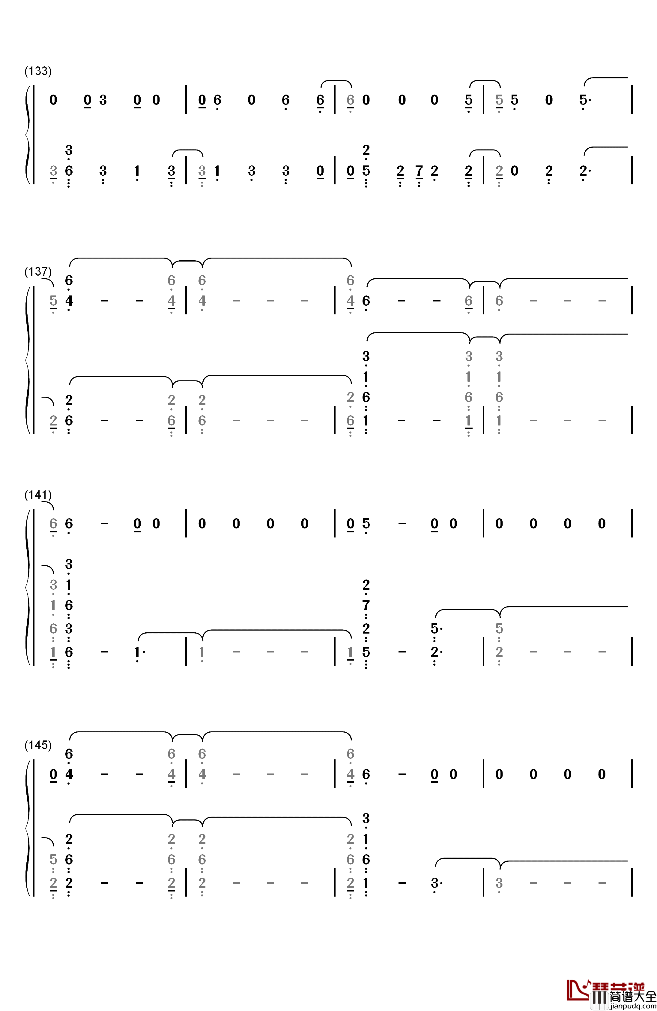 13_Beaches钢琴简谱_数字双手_Lana_Del_Rey