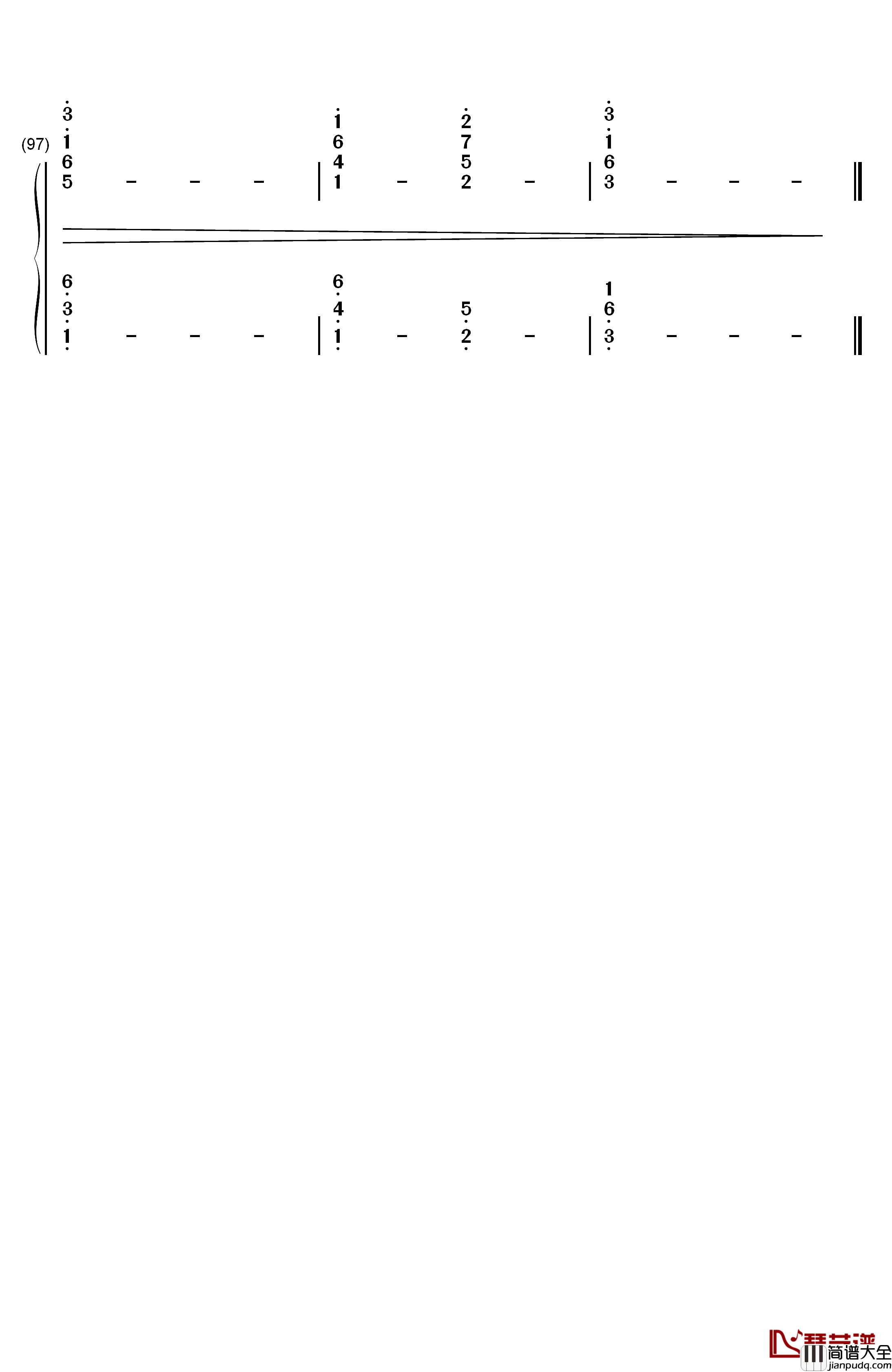 Ocean钢琴简谱_数字双手_B'z