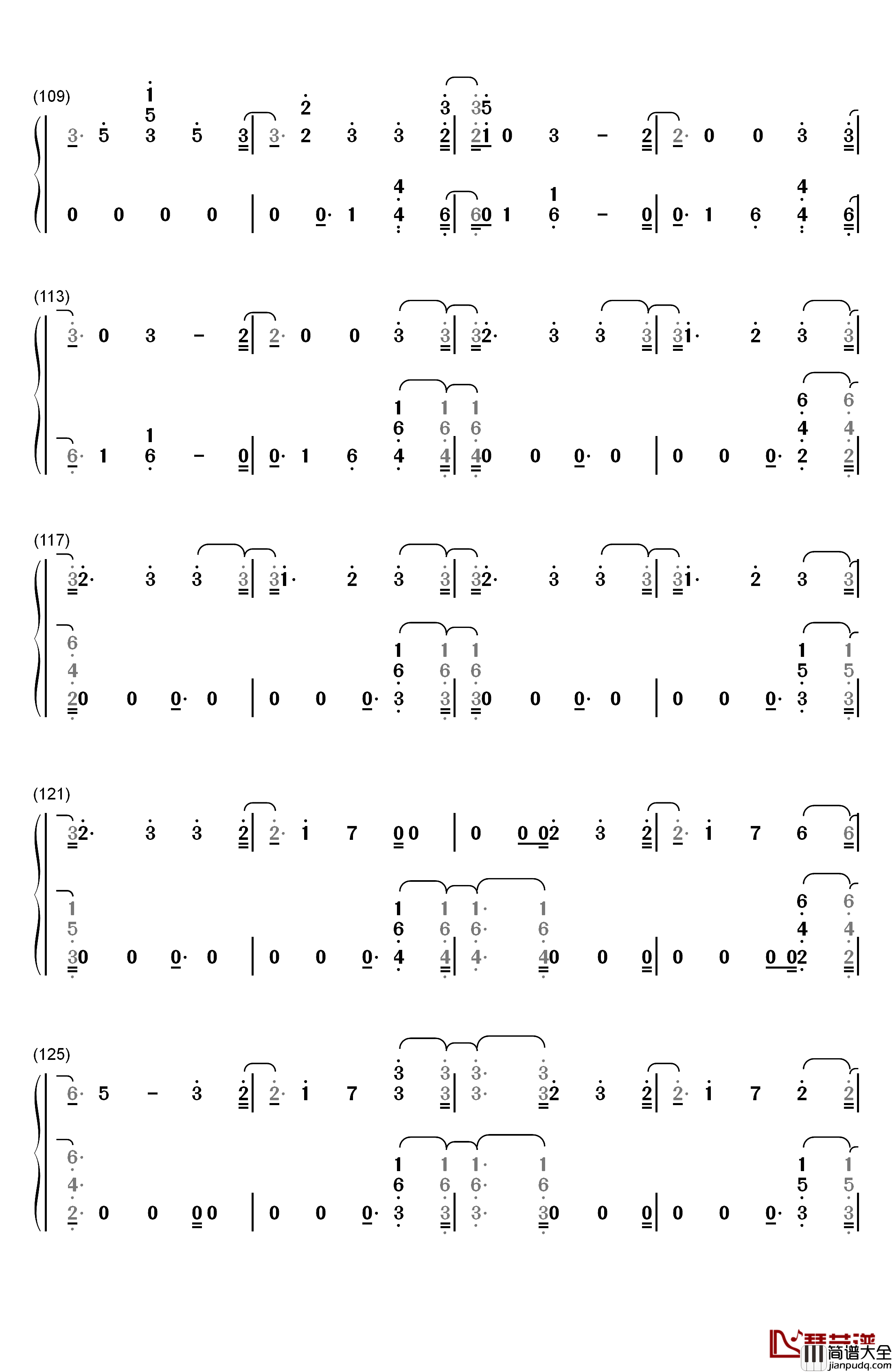 Sun_Comes_Up钢琴简谱_数字双手_Rudimental_James_Arthur