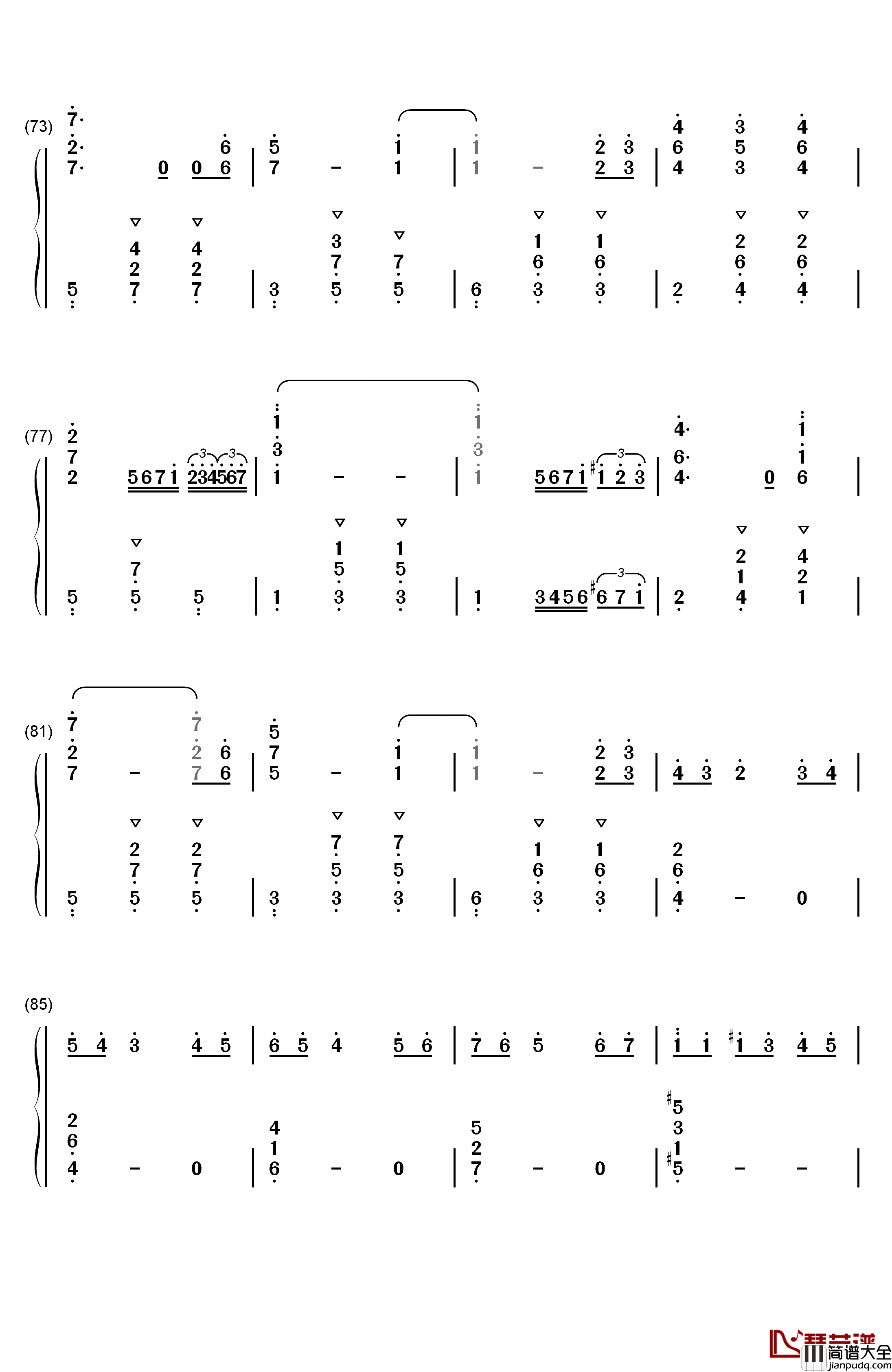 Potter_Waltz钢琴简谱_数字双手_Patrick_Doyle