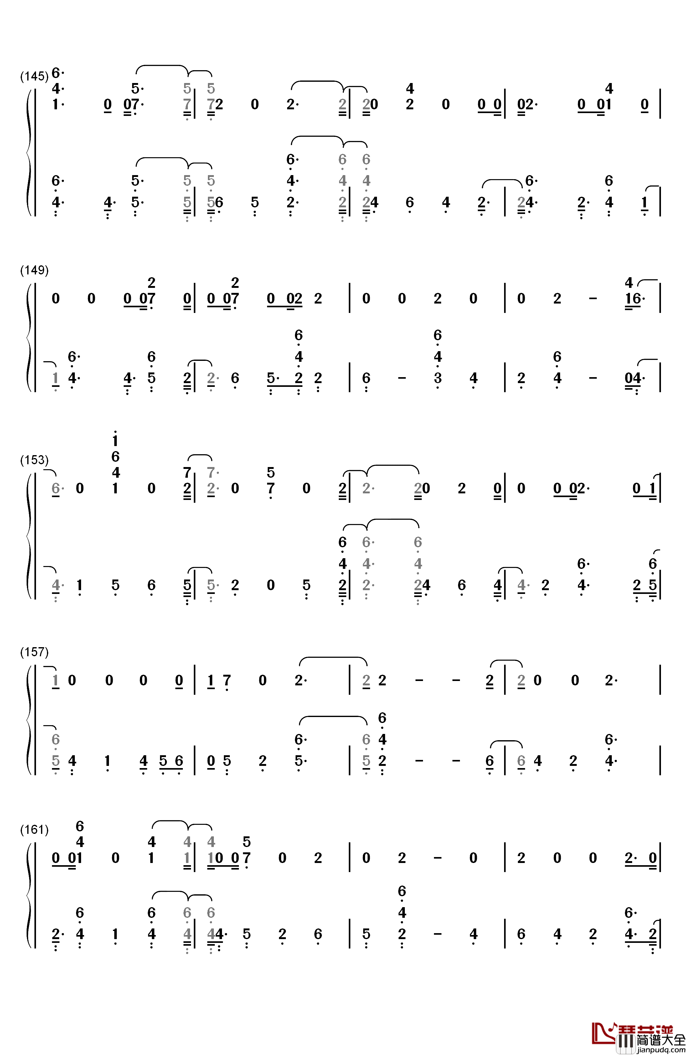 Sour_Diesel钢琴简谱_数字双手_ZAYN