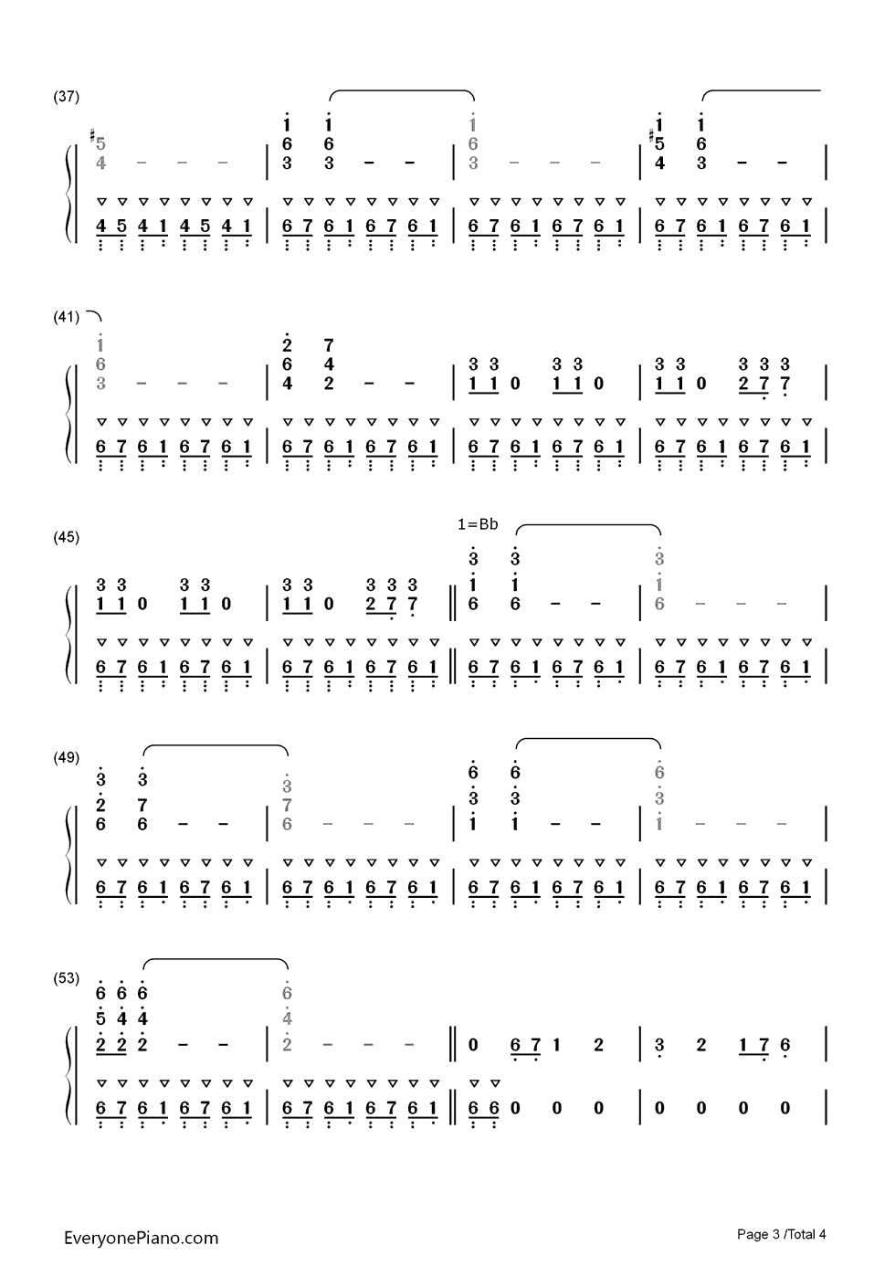 Duel_of_The_Fates钢琴简谱_数字双手_John_Williams