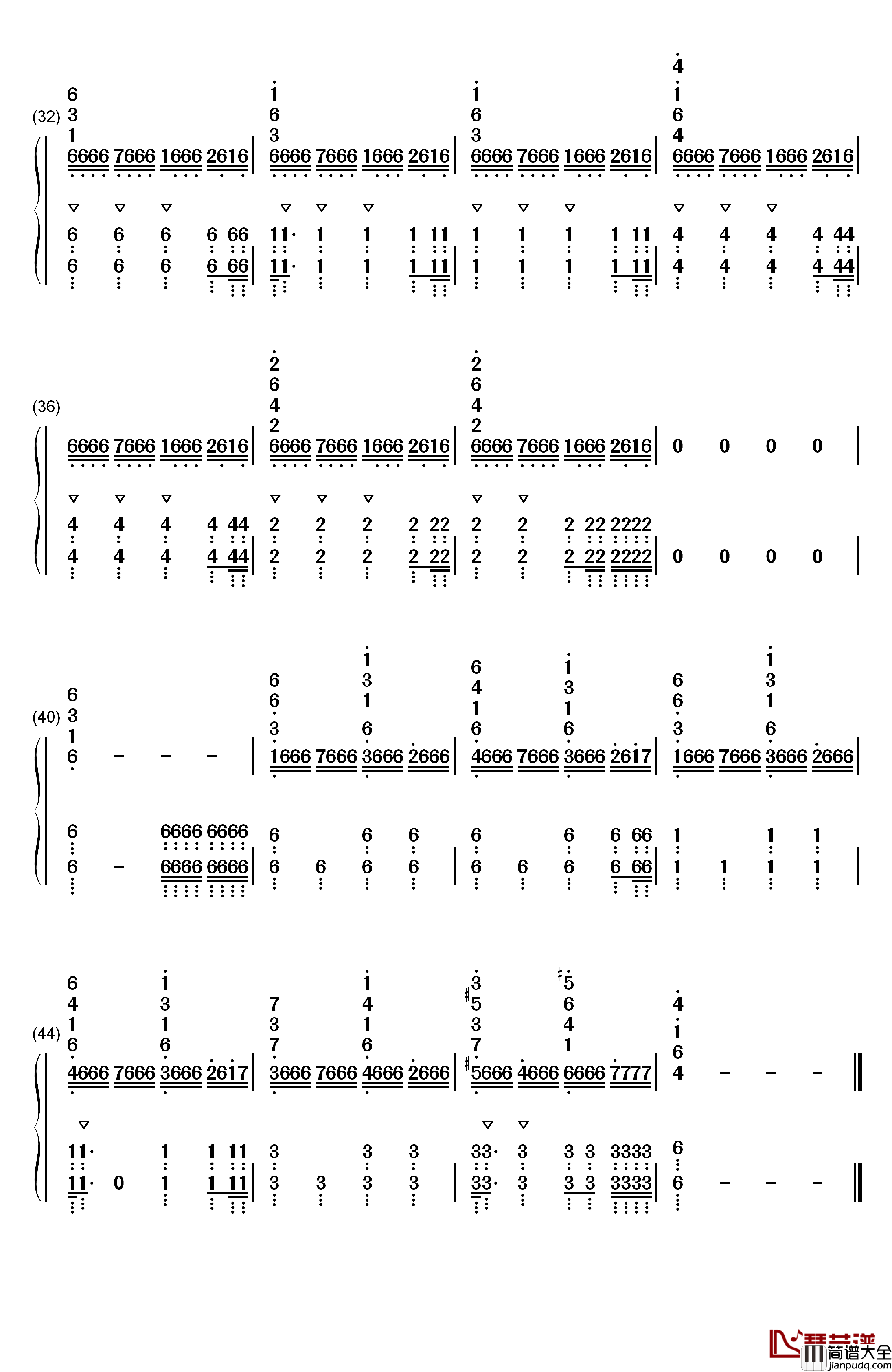 复仇者联盟4终局之战钢琴简谱_数字双手_Alan_Silvestri