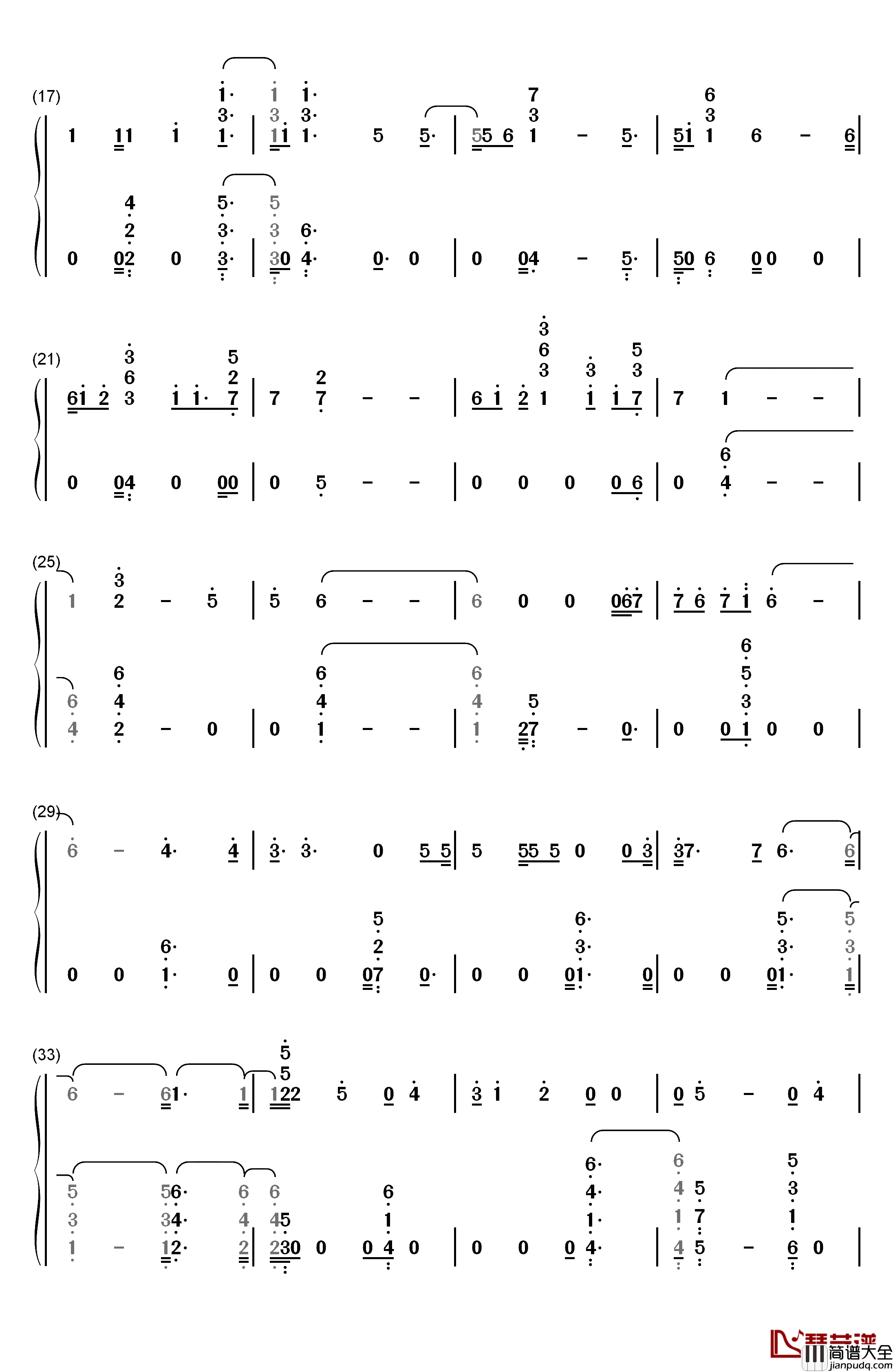 Boy钢琴简谱_数字双手_Charlie_Puth