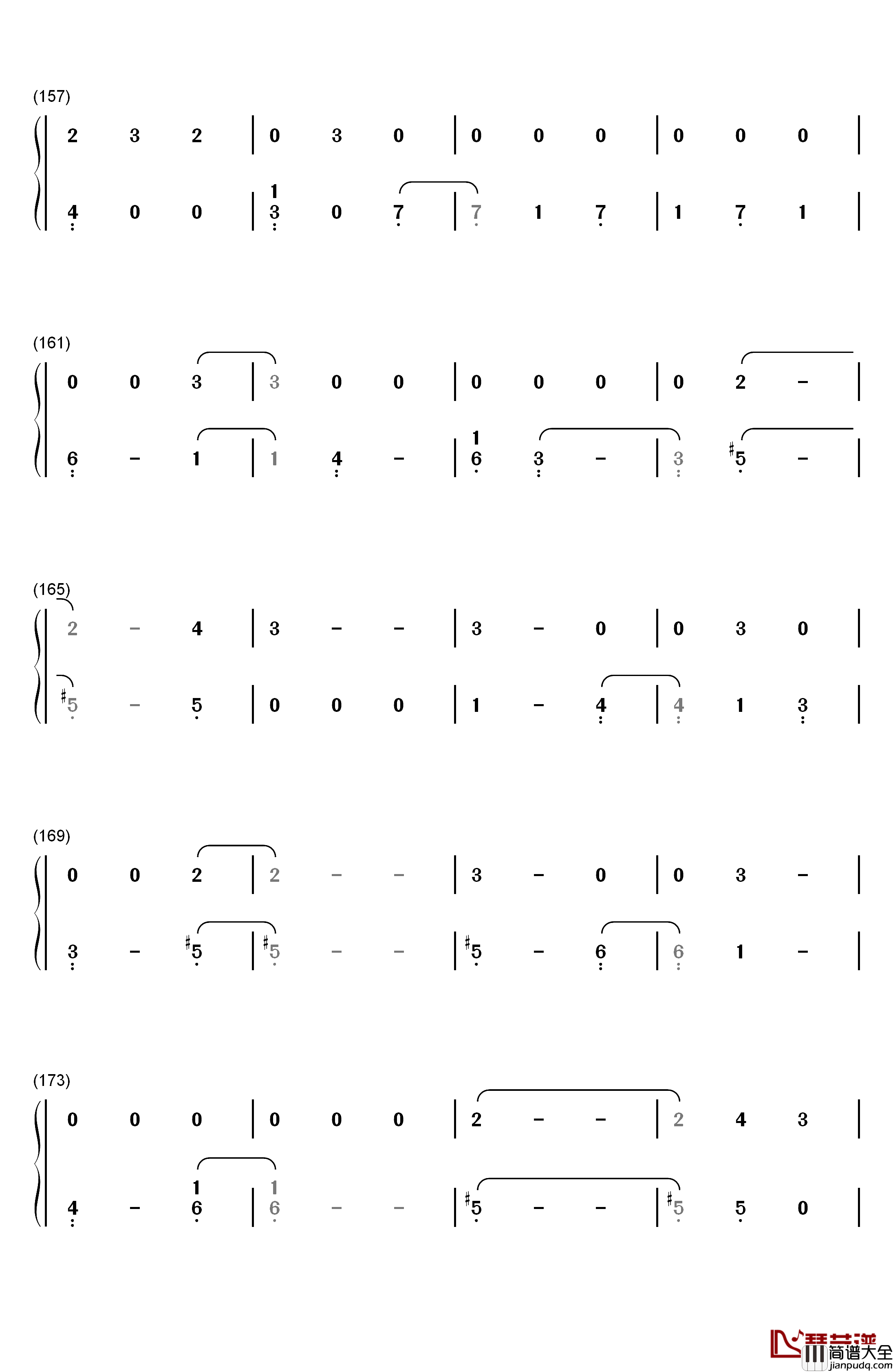 Havana钢琴简谱_数字双手_Camila_Cabello