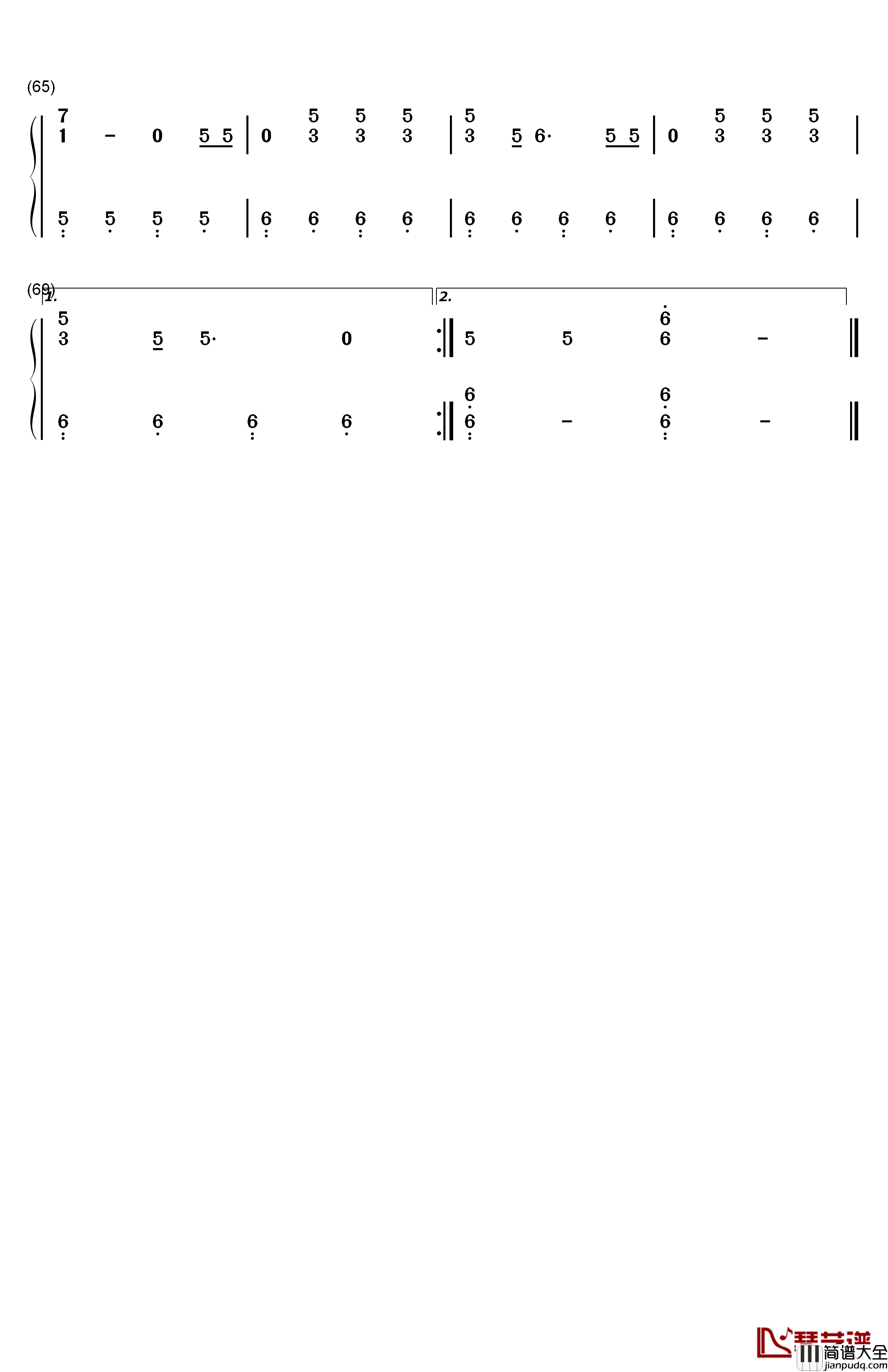 Machine钢琴简谱_数字双手_Exo