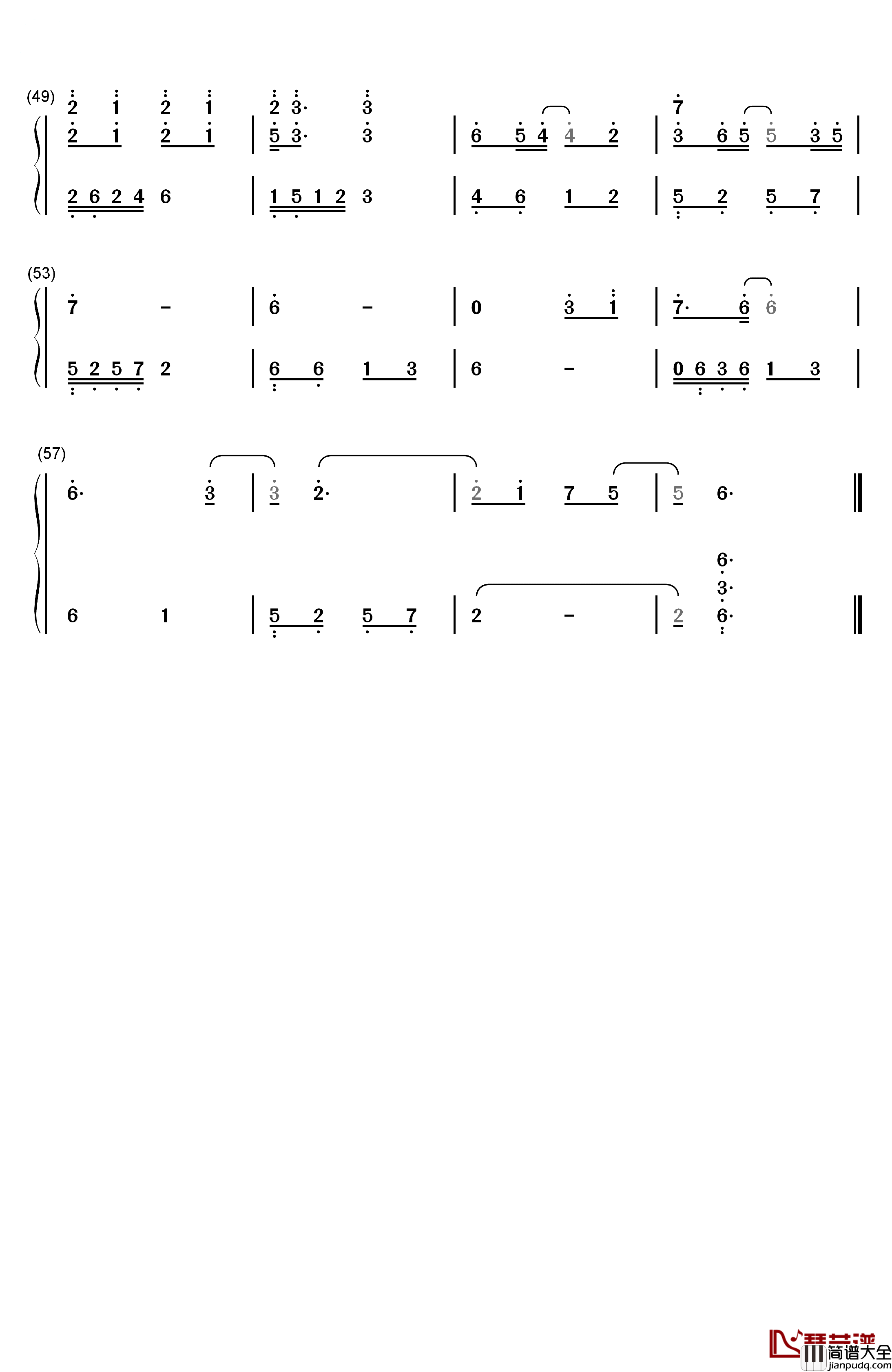 赤血长殷钢琴简谱_数字双手_王凯