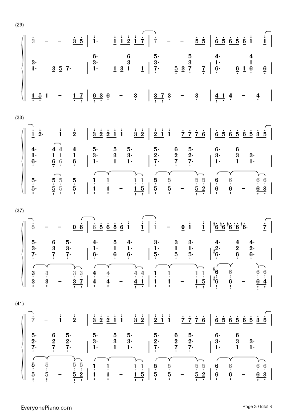 继续_钢琴简谱_数字双手_刘若英__Angela_Aki