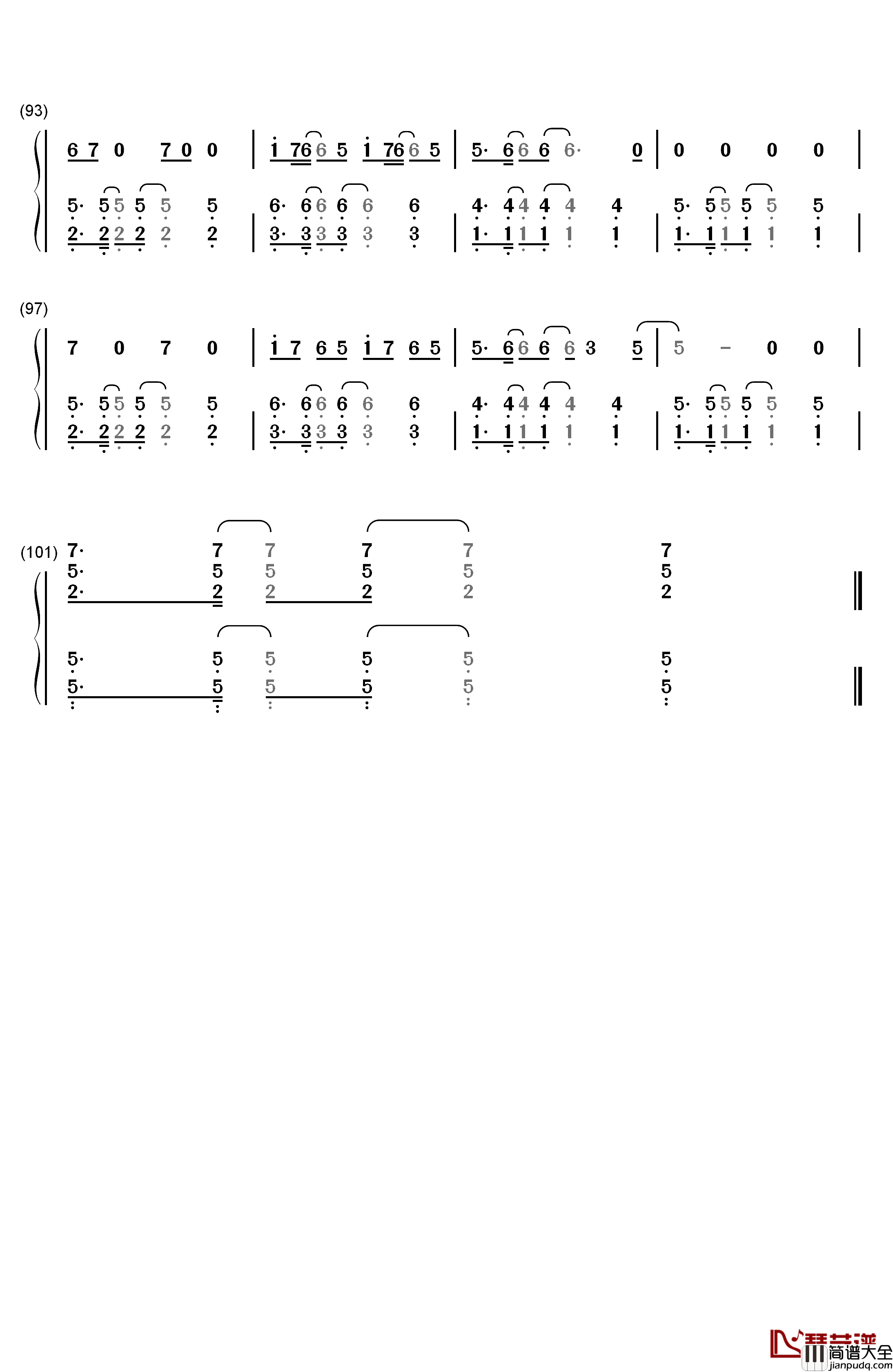 Future_Looks_Good钢琴简谱_数字双手_OneRepublic