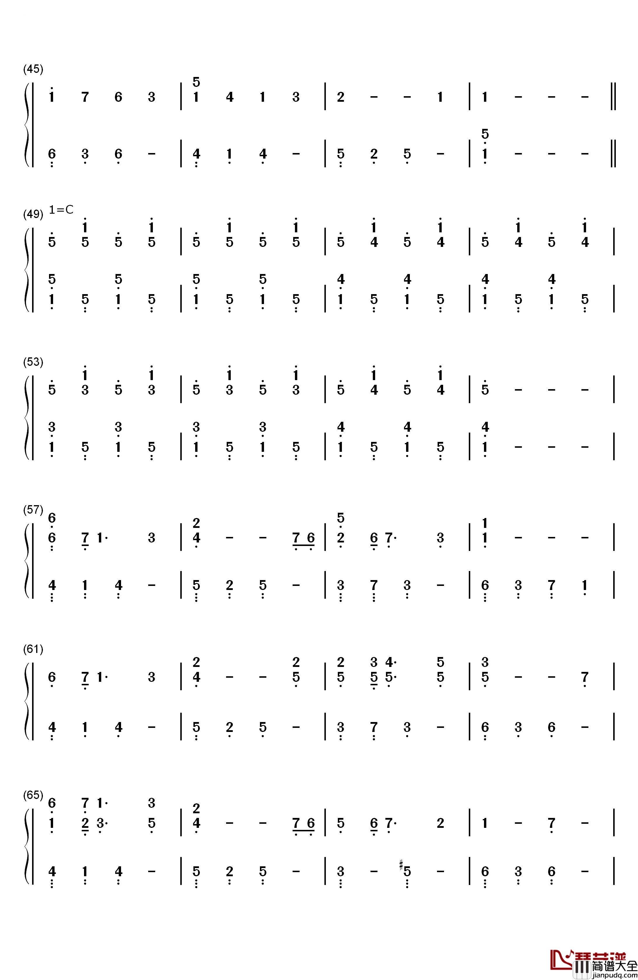 Cry_For_The_Moon钢琴简谱_数字双手_Epica