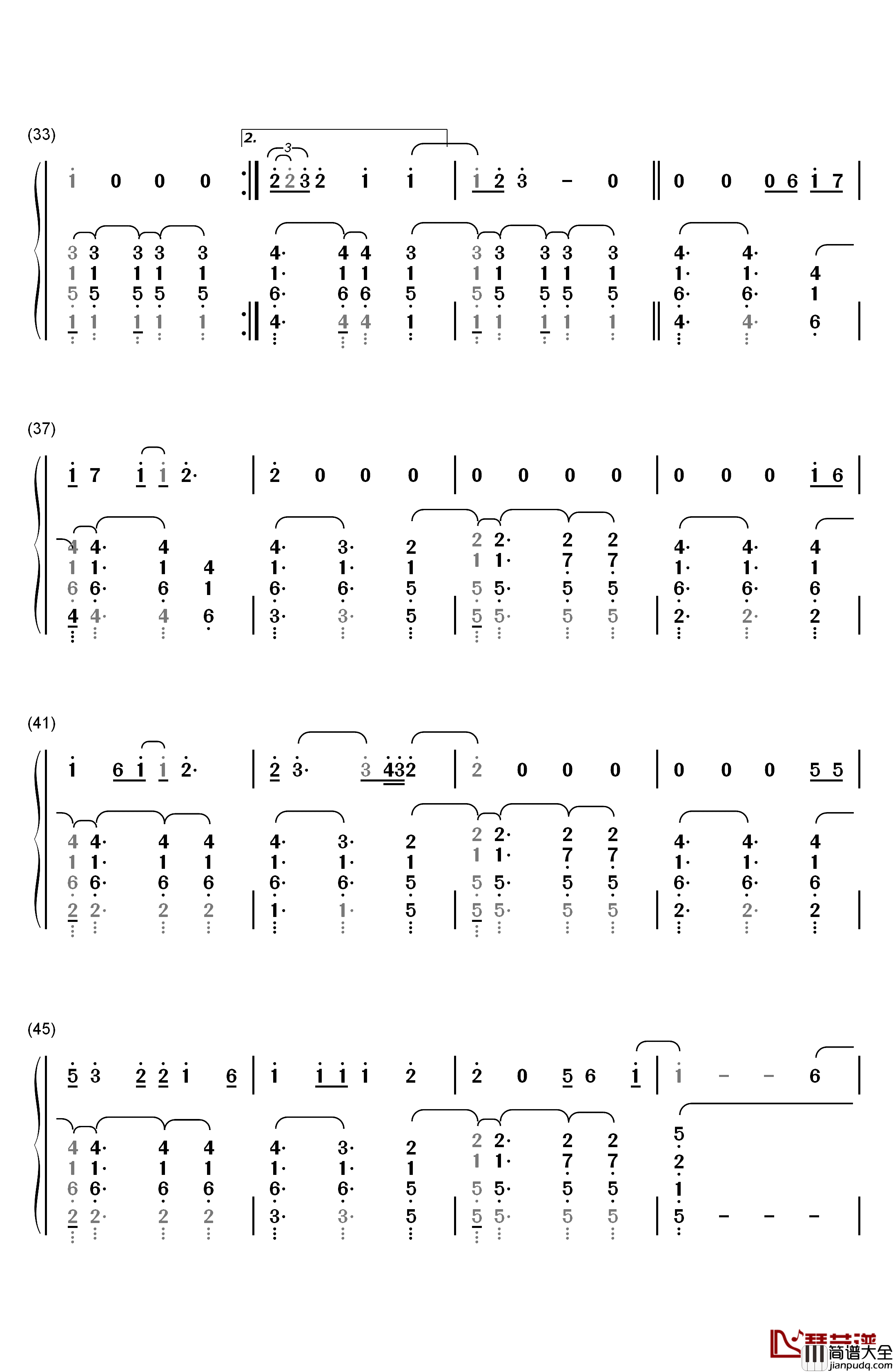 Aftertaste钢琴简谱_数字双手_Shawn_Mendes