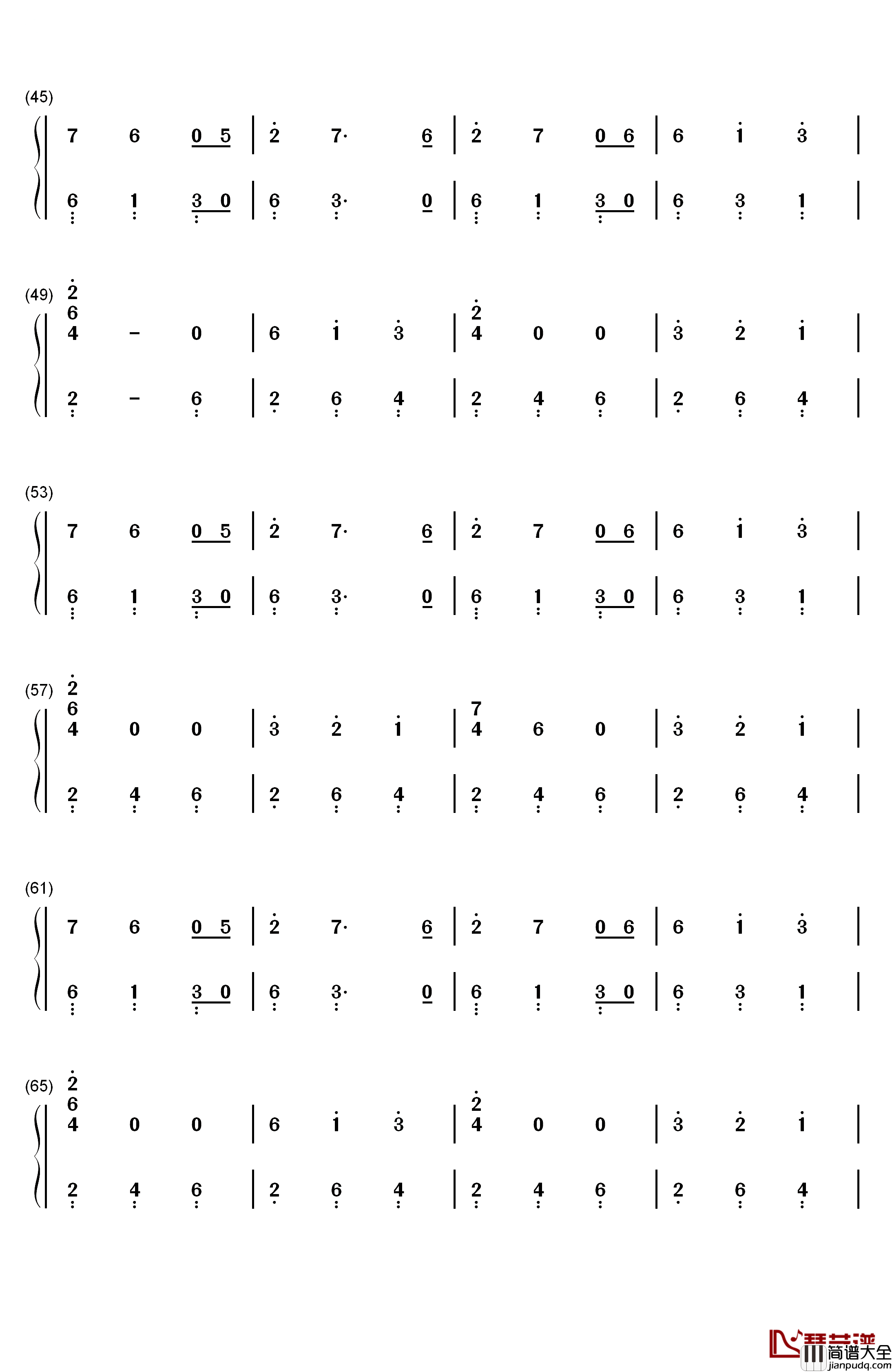 Call_Out_My_Name钢琴简谱_数字双手_The_Weeknd