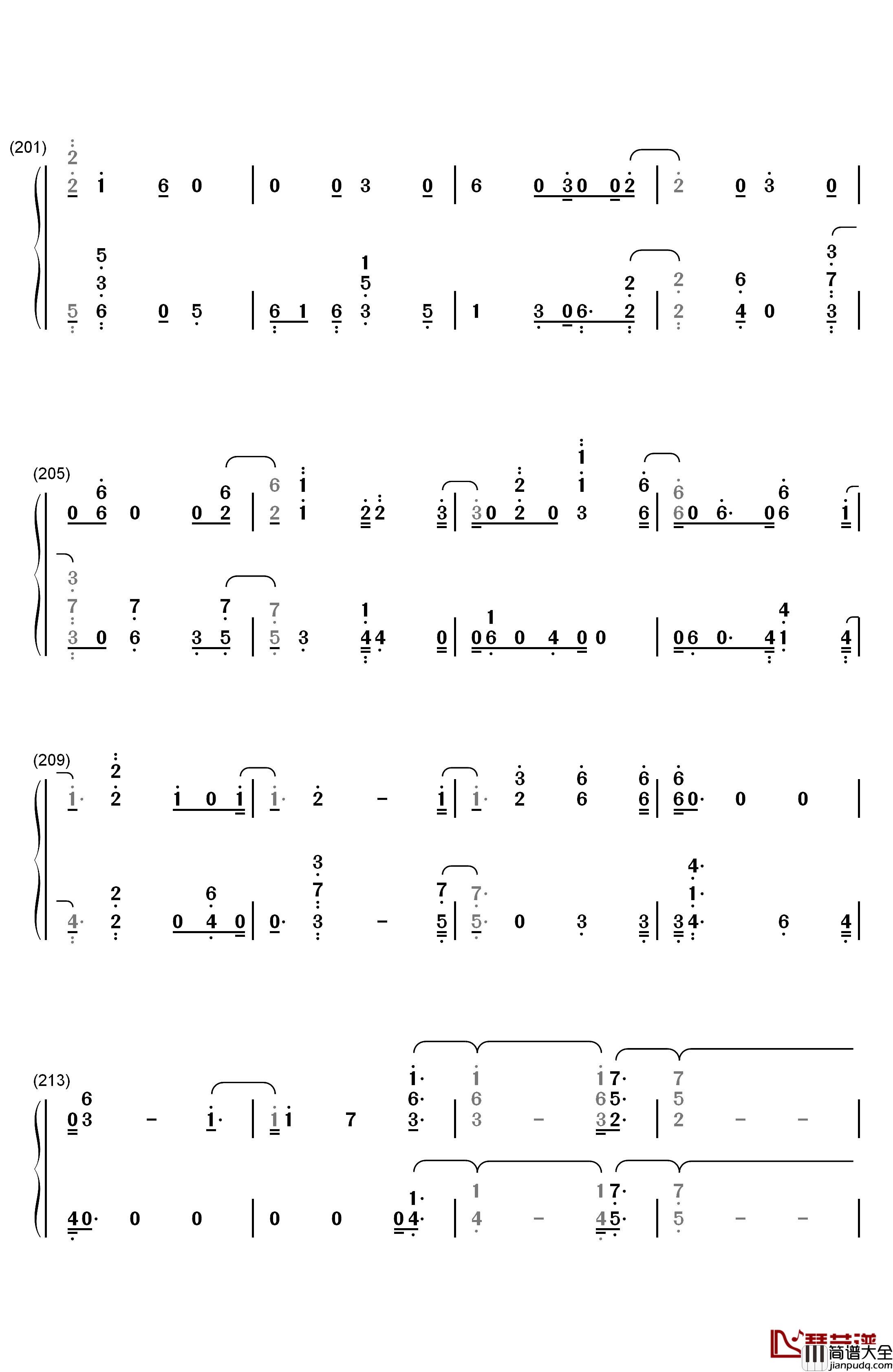 Hola_Hola钢琴简谱_数字双手_KARD