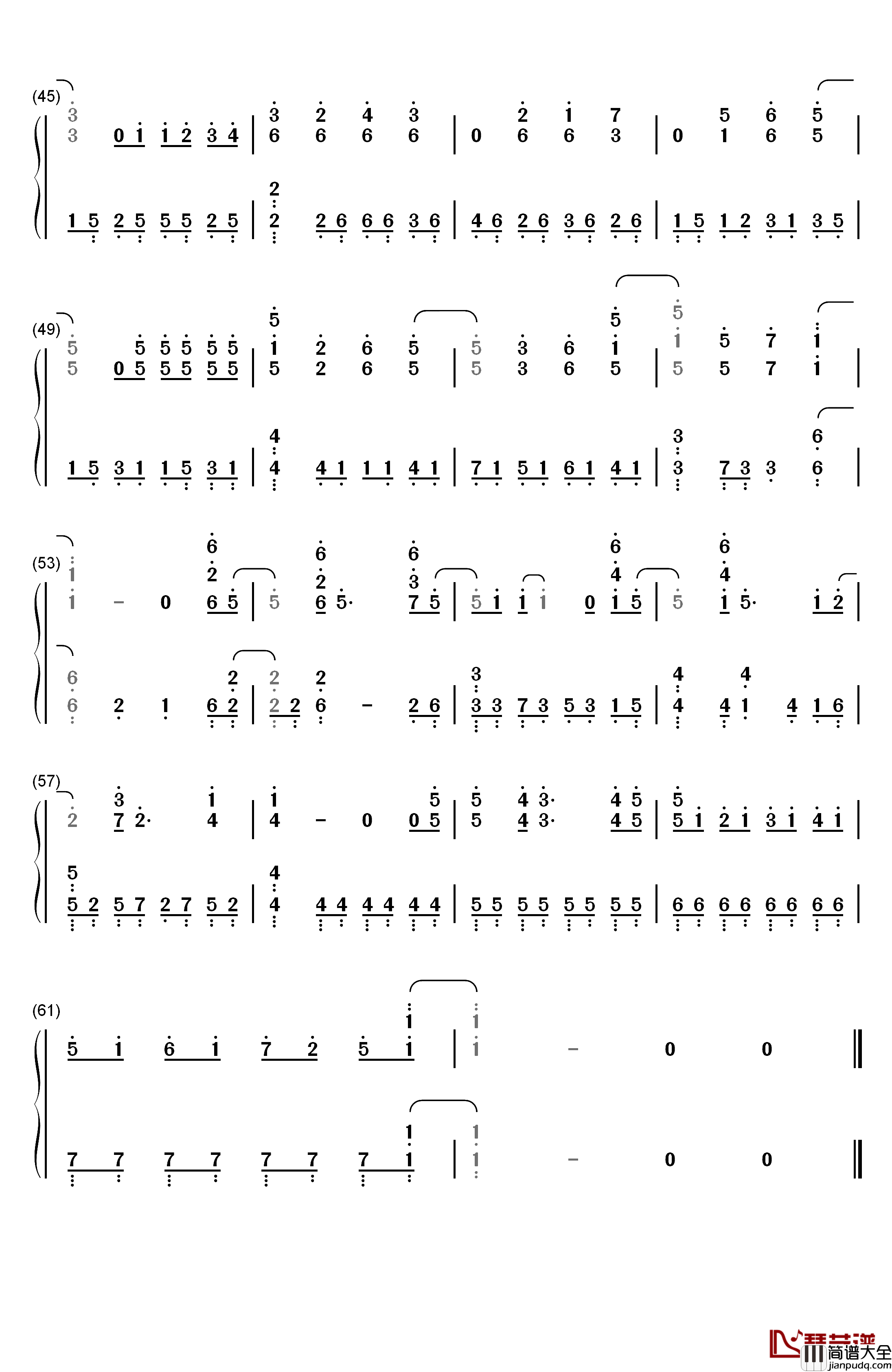 Another_colony钢琴简谱_数字双手_TRUE