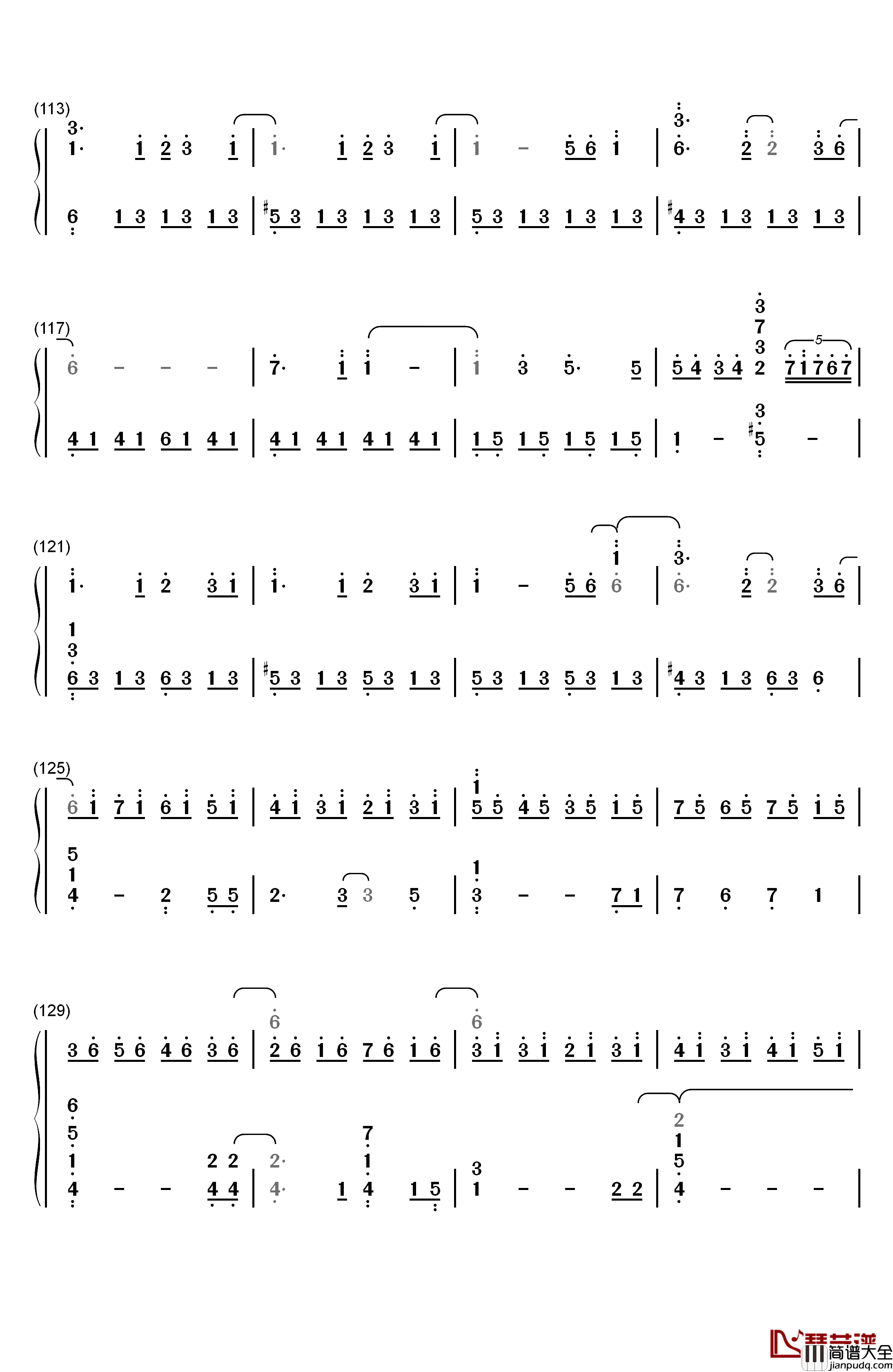 A_Million_Dreams钢琴简谱_数字双手_Pasek_and_Paul