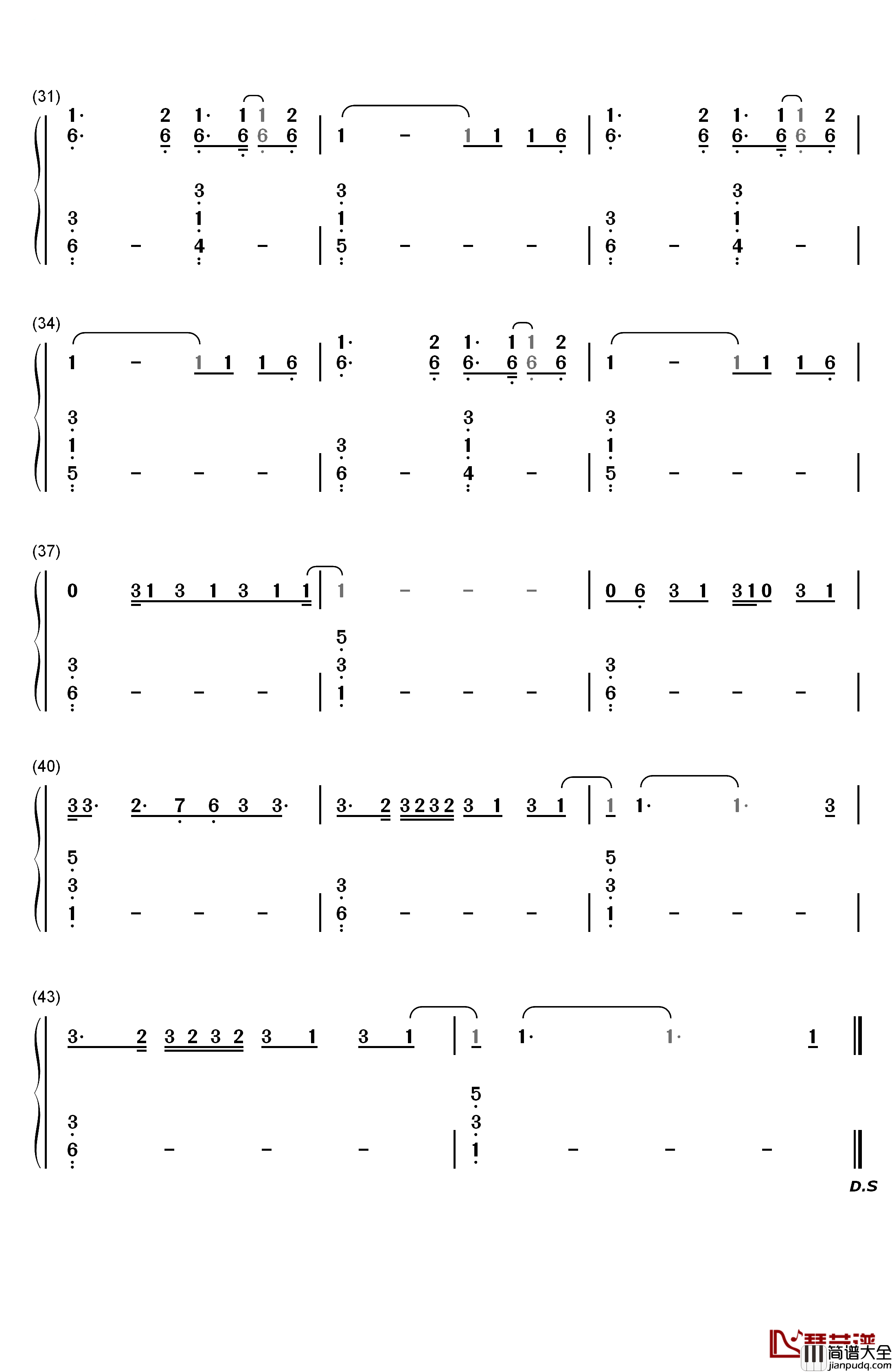 Bloodstream钢琴简谱_数字双手_The_Chainsmokers