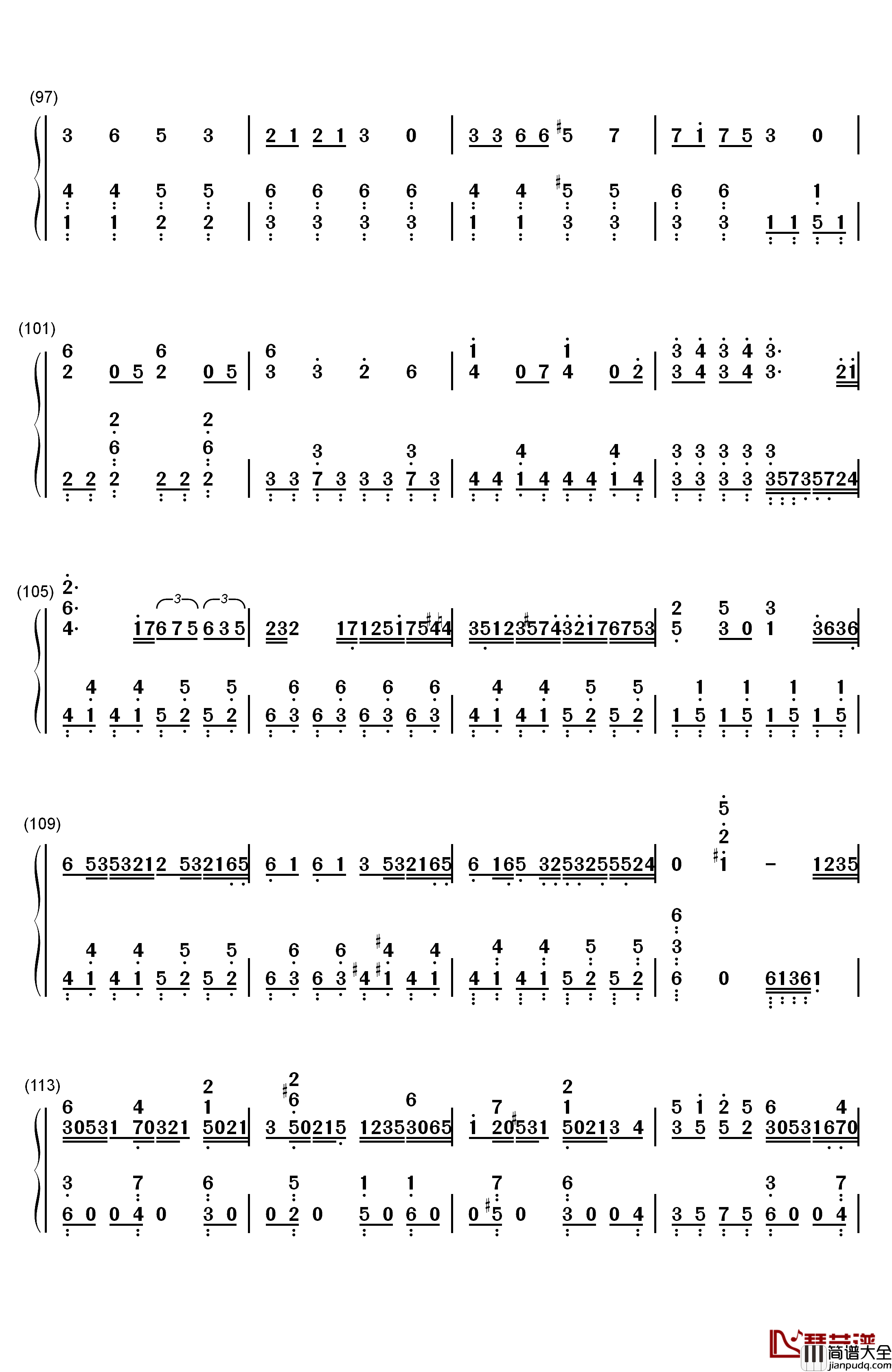 インビジブル钢琴简谱_数字双手_GUMI_&镜音リン