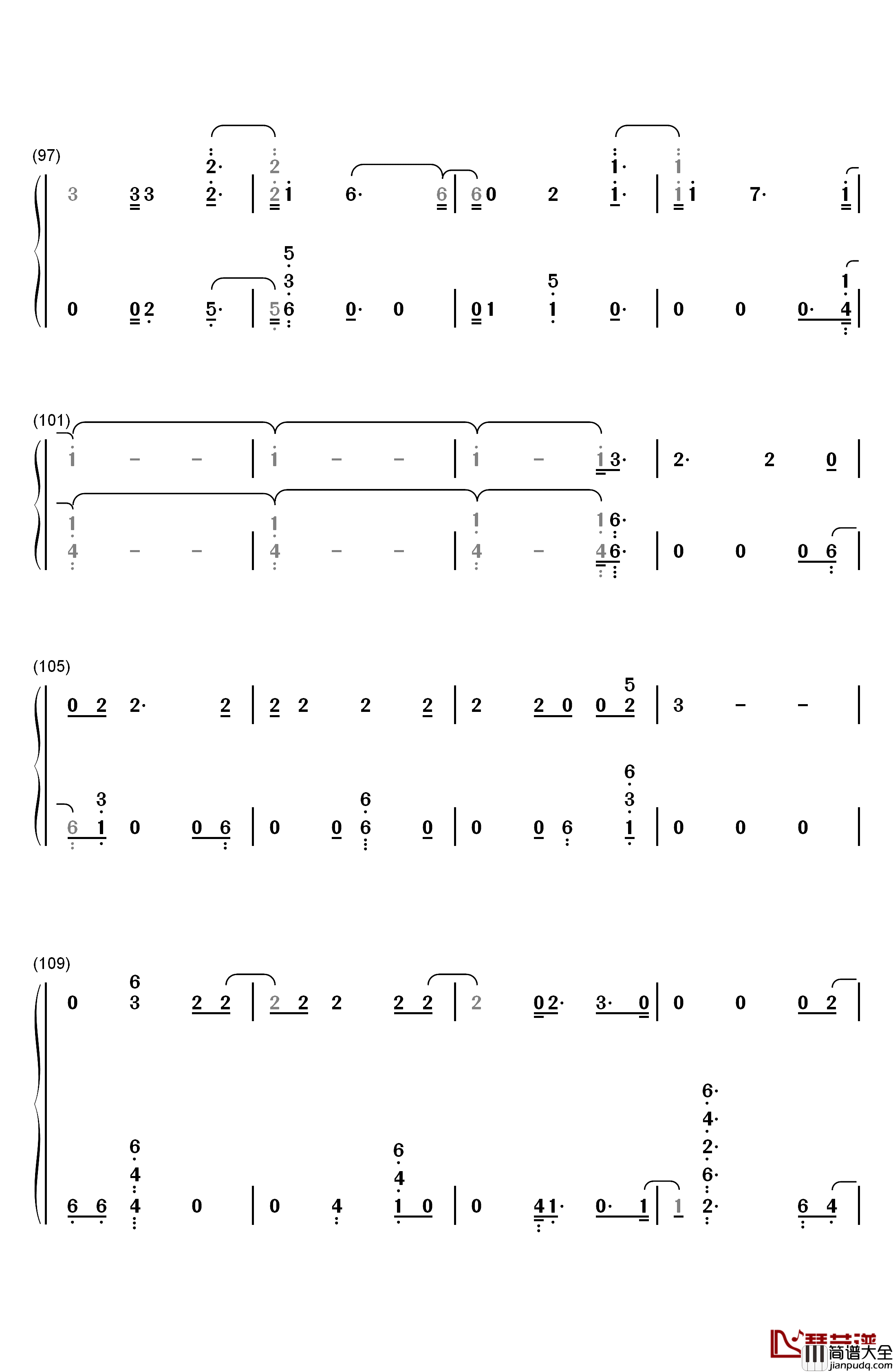 Hola_Hola钢琴简谱_数字双手_KARD