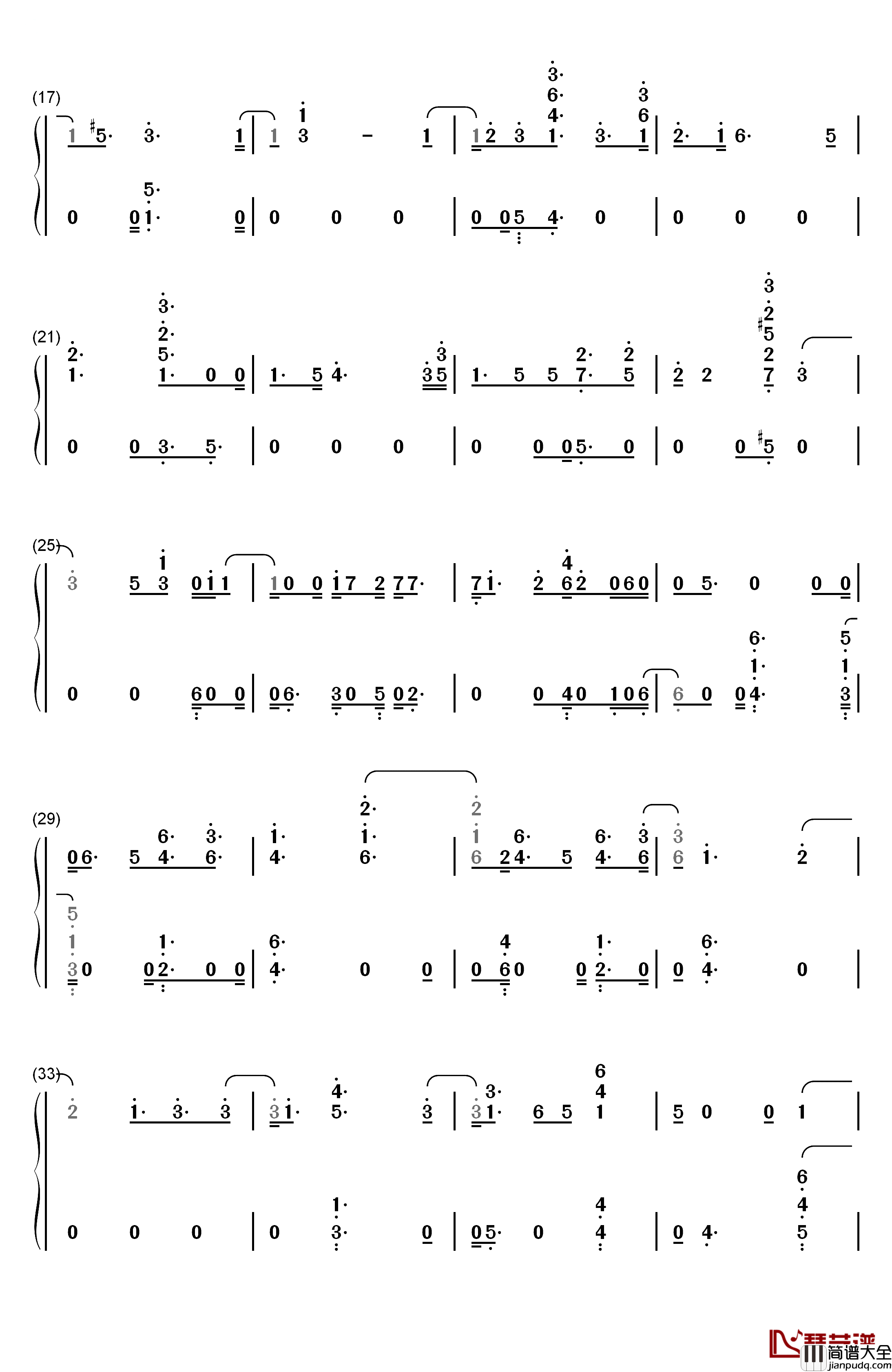 If_You_Leave_Me_Now钢琴简谱_数字双手_Charlie_Puth