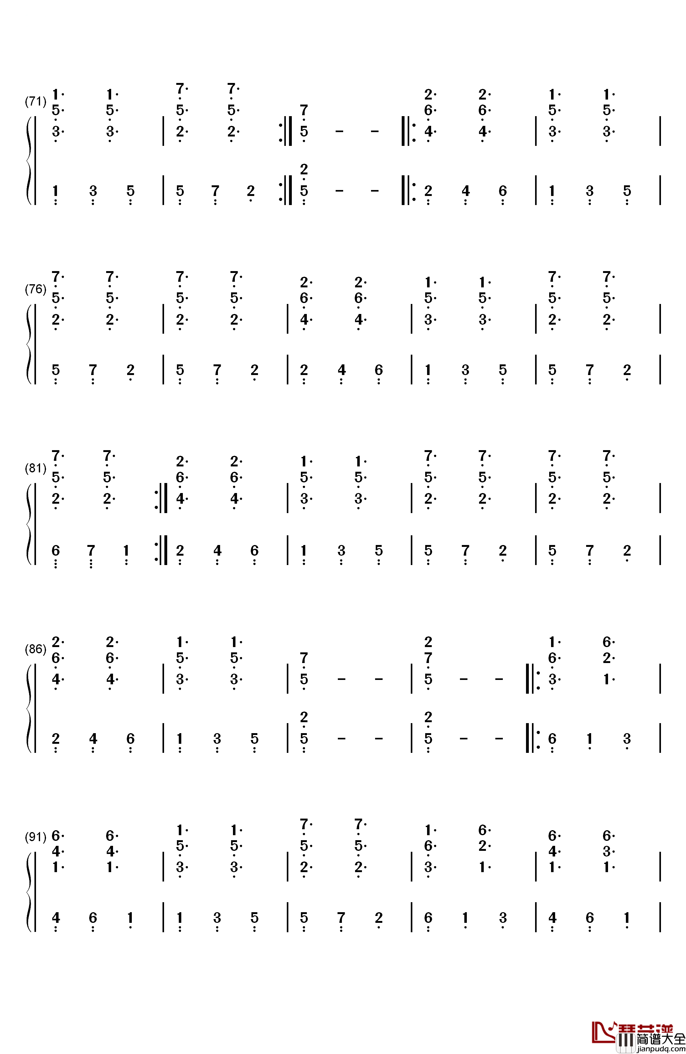 A_Drop_In_The_Ocean钢琴简谱_数字双手_Ron_Pope