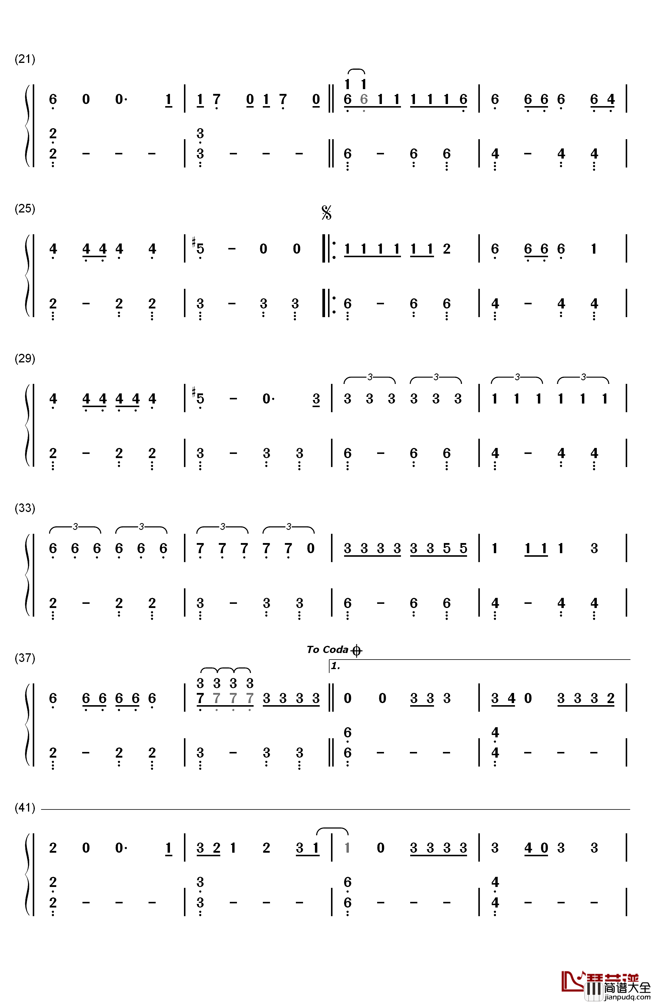 High_by_the_Beach钢琴简谱_数字双手_Lana_Del_Rey
