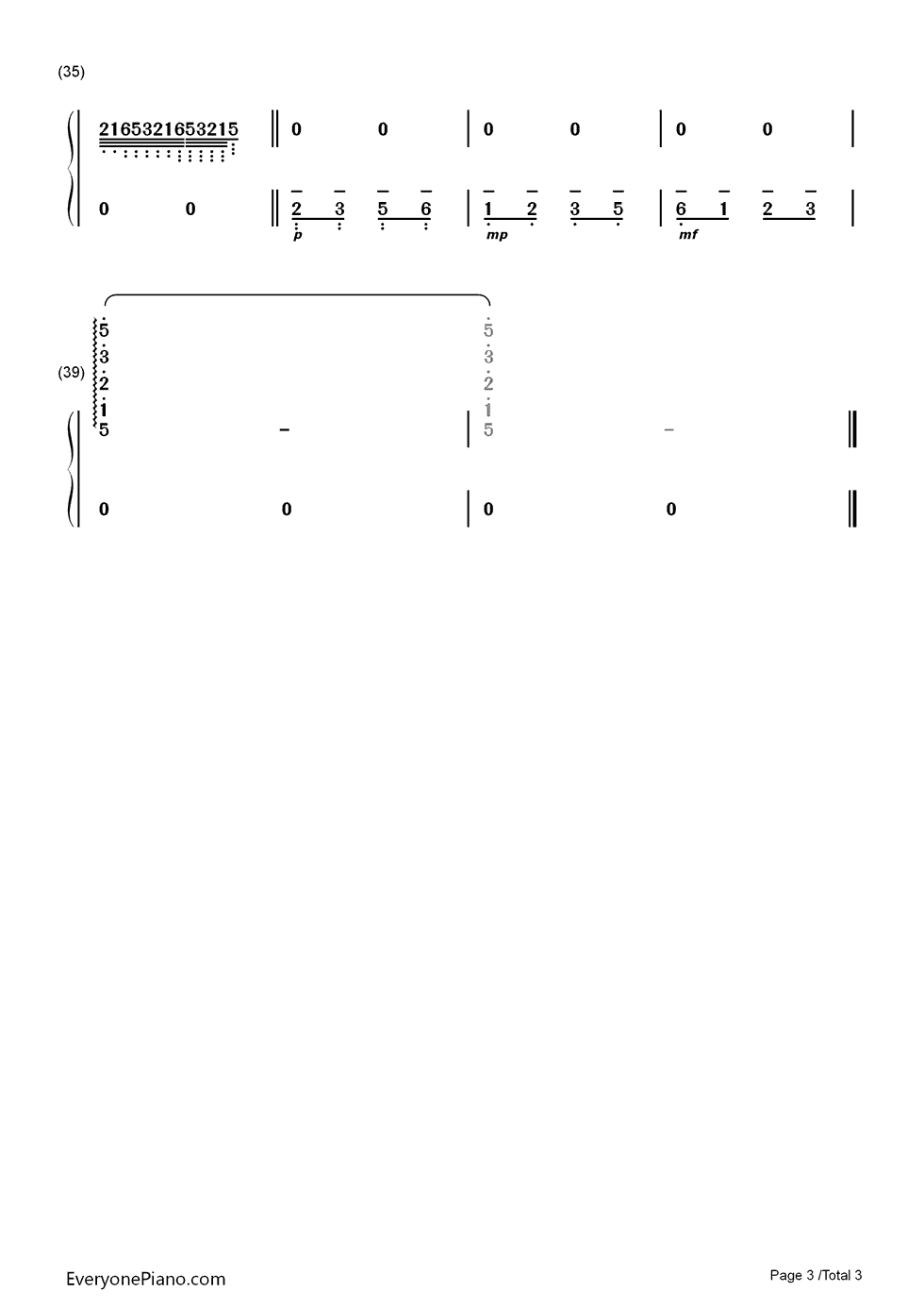 安らかな风に乗る绿の茶叶_～甘兎へようこそ☆～钢琴简谱_数字双手_川田瑠夏