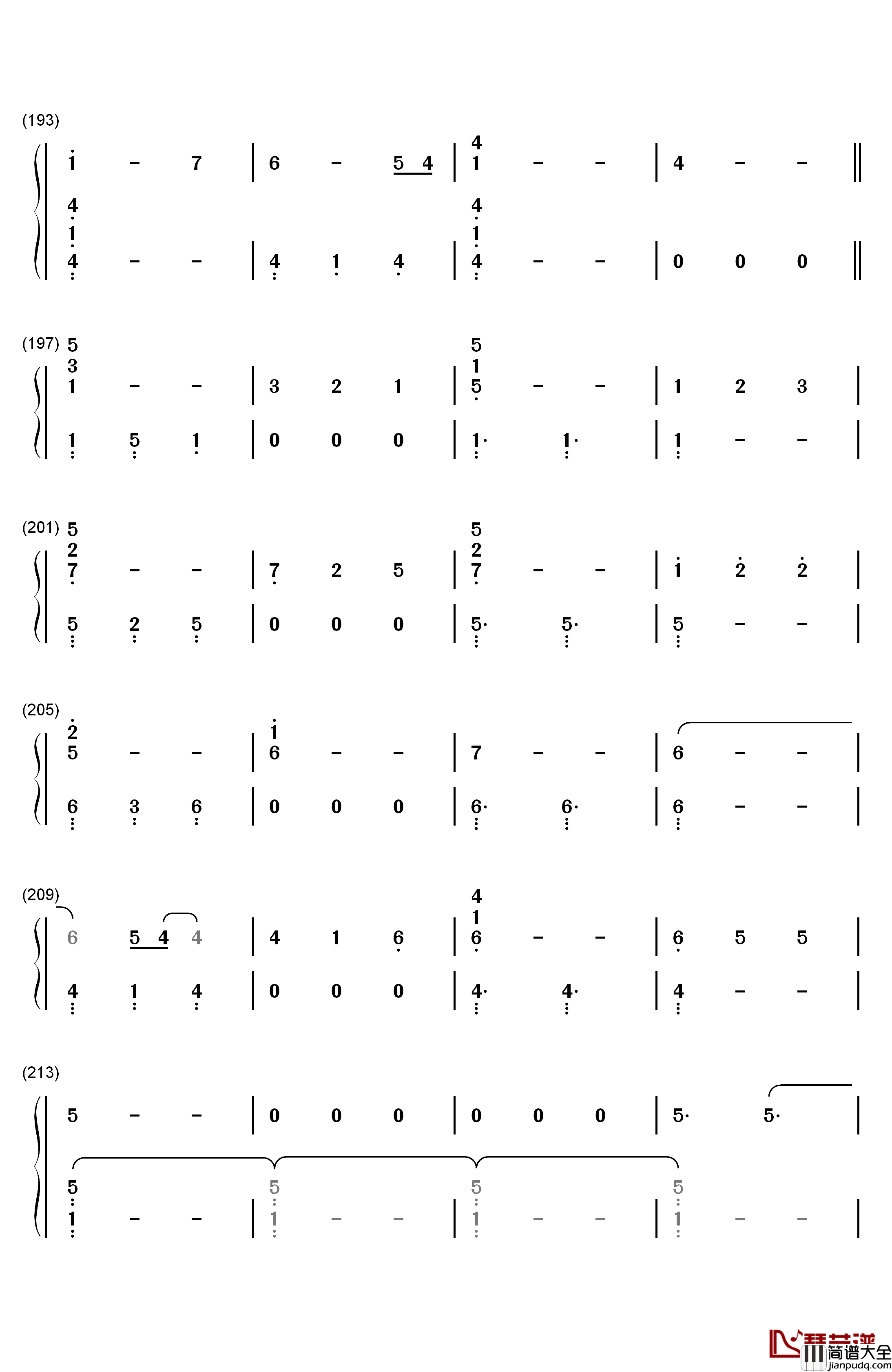 Even_If钢琴简谱_数字双手_MercyMe