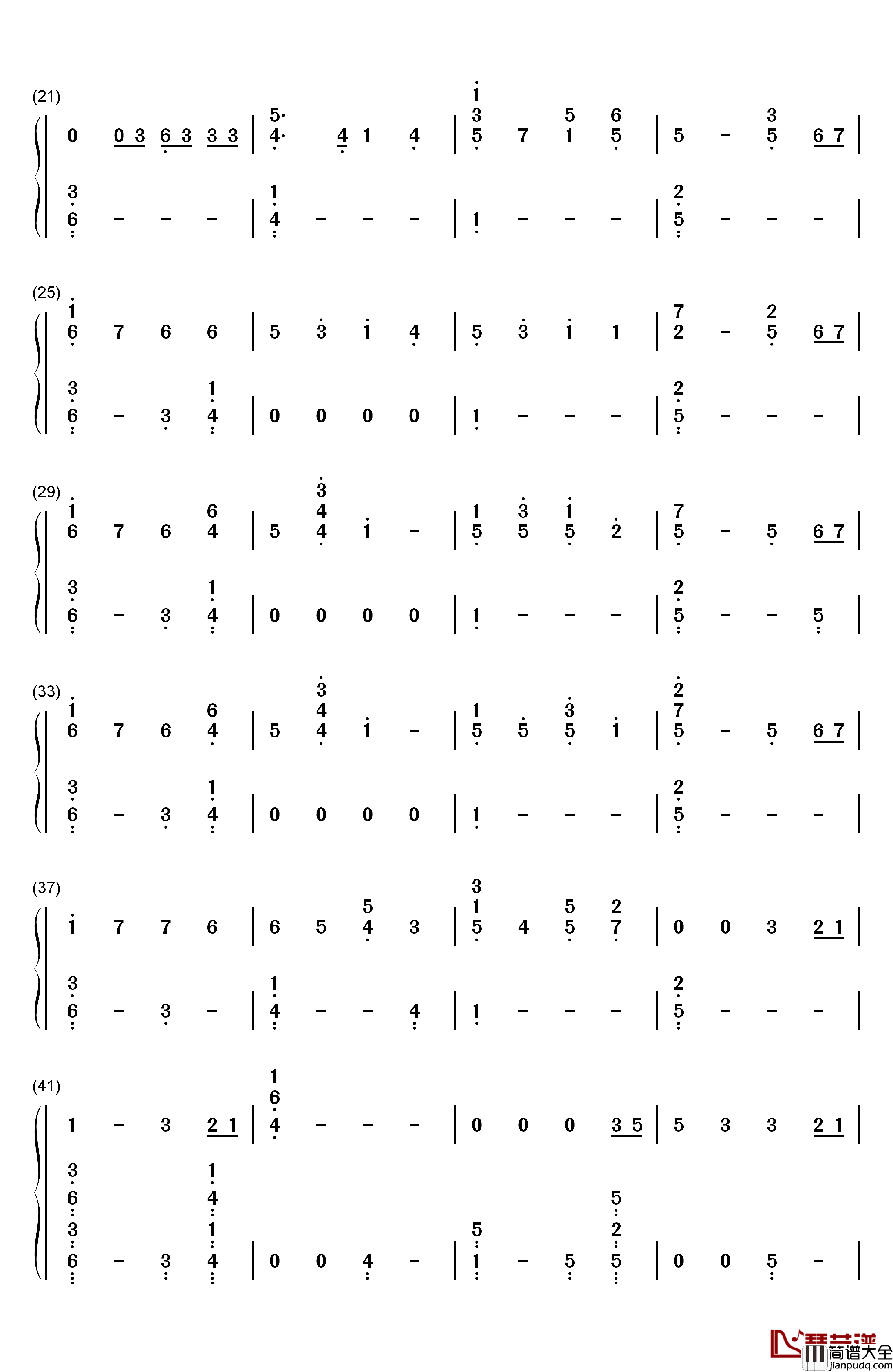 Waste_It_On_Me钢琴简谱_数字双手_Steve_Aoki_BTS