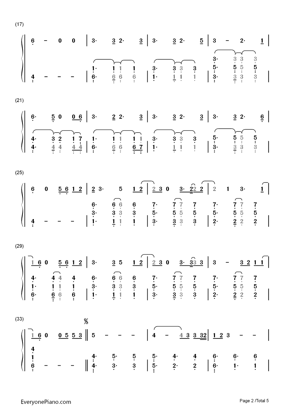 Love_in_the_Dark钢琴简谱_数字双手_Adele