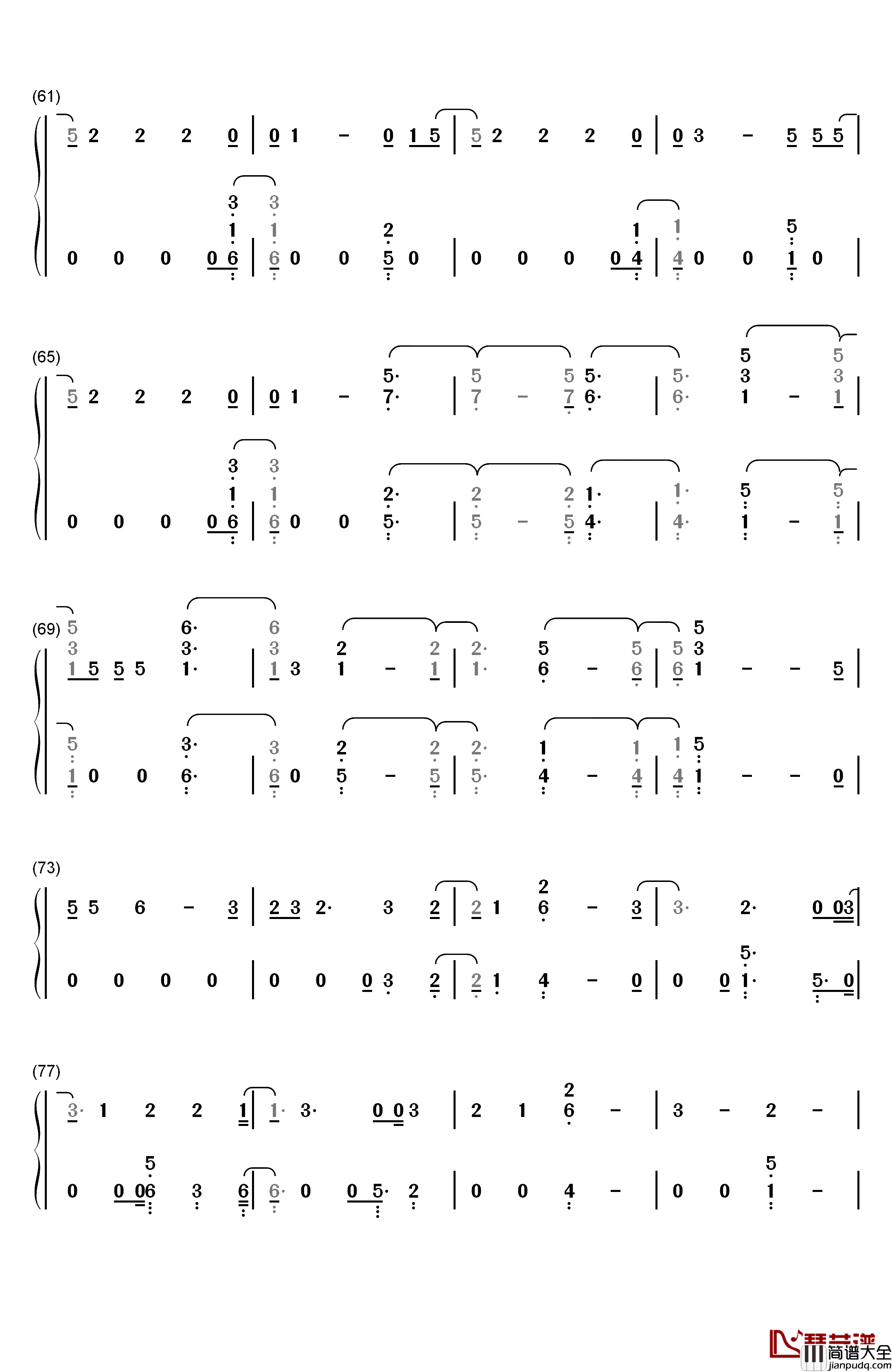 Marry_Me钢琴简谱_数字双手_Thomas_Rhett