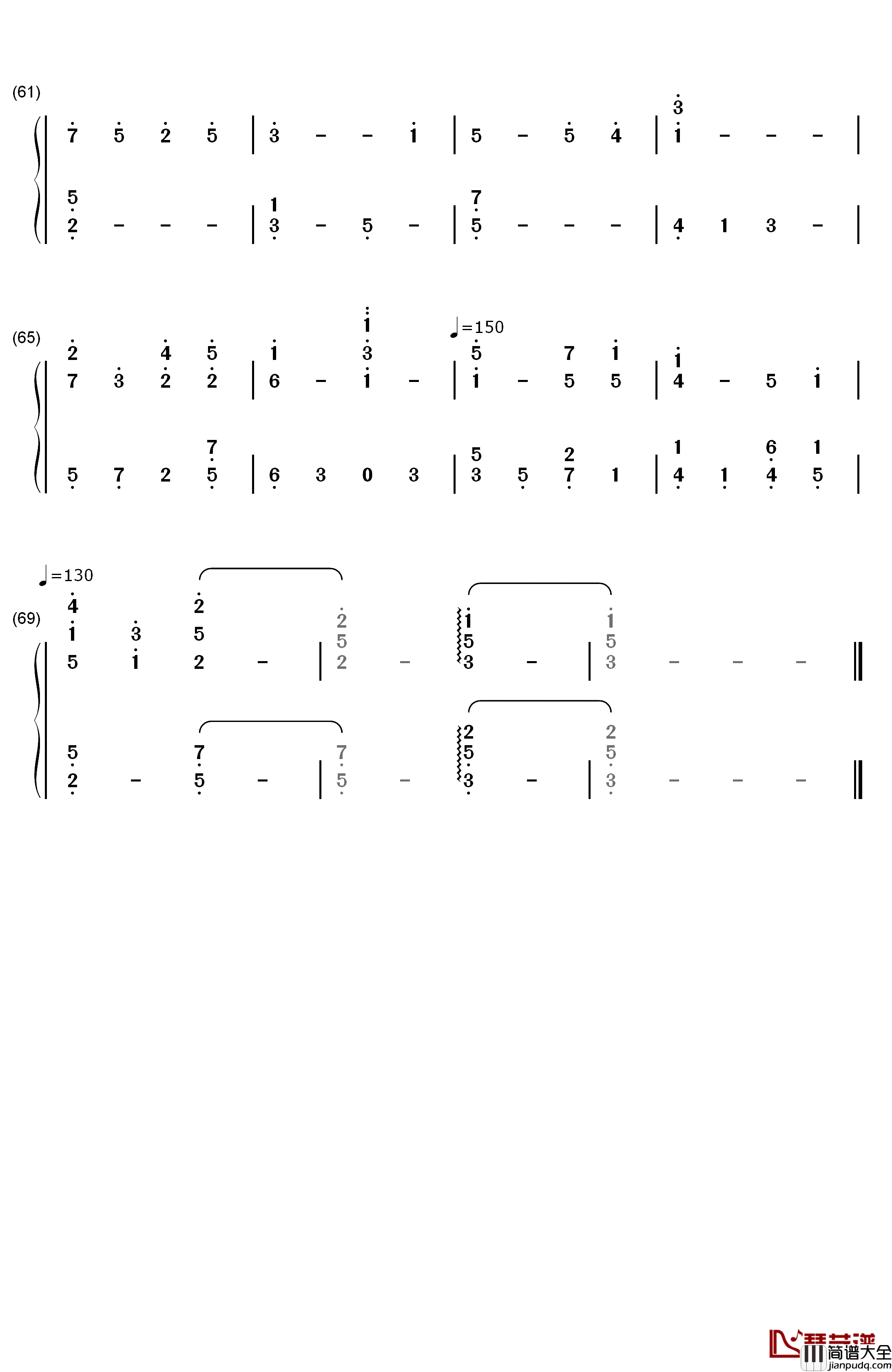 Milk钢琴简谱_数字双手_坂部刚