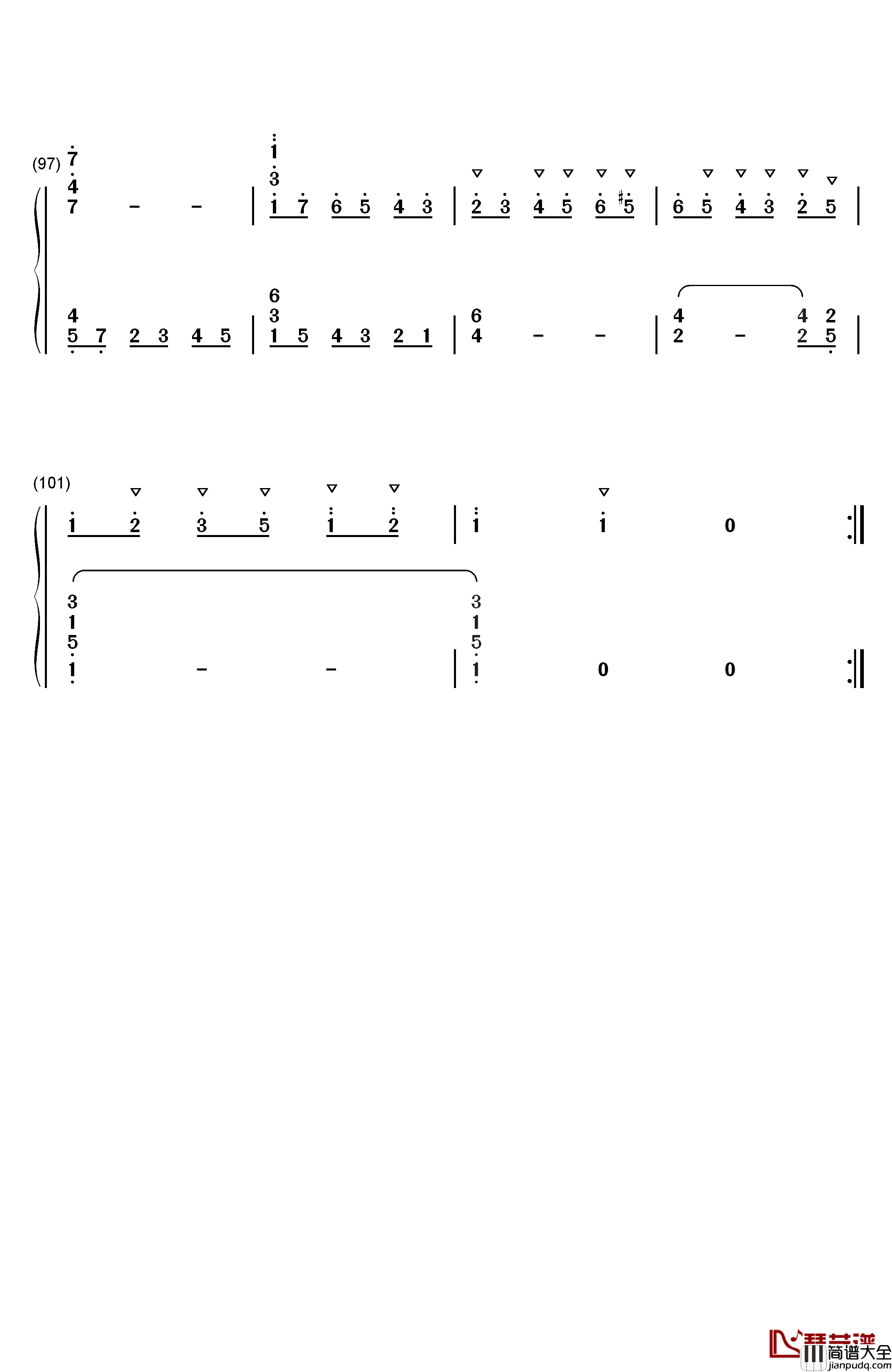 f小调交响曲第三乐章谐谑曲钢琴简谱_数字双手_安东·布鲁克纳