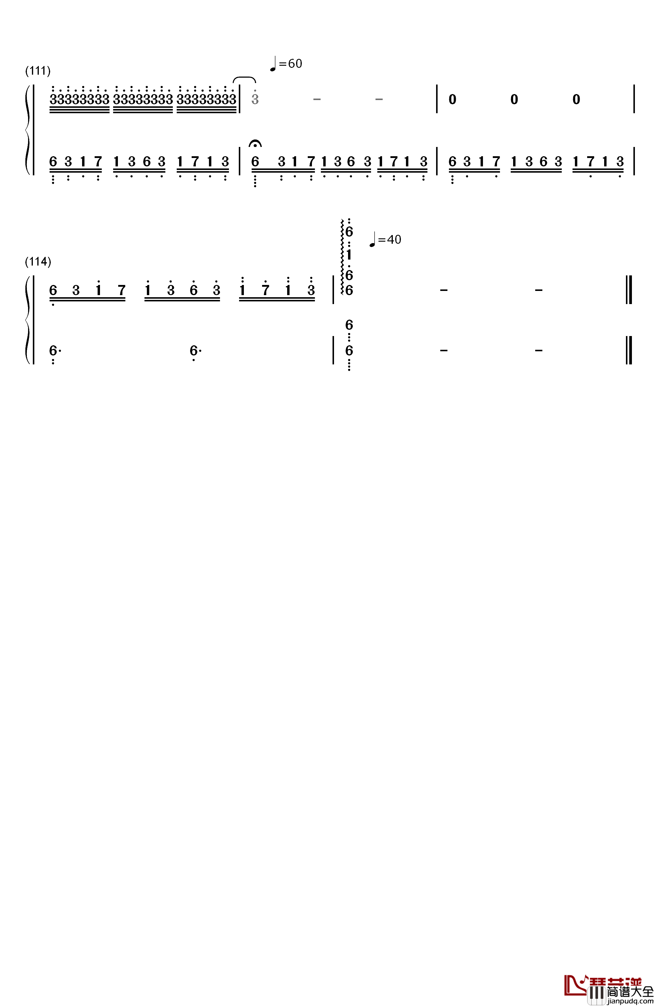 月光边境钢琴简谱_数字双手_林海