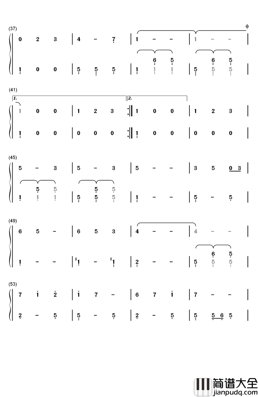 Que_Sera_Sera_(Whatever_Will_Be_Will_Be)钢琴简谱_数字双手_Jay_Livingston_&_Ray_Evans