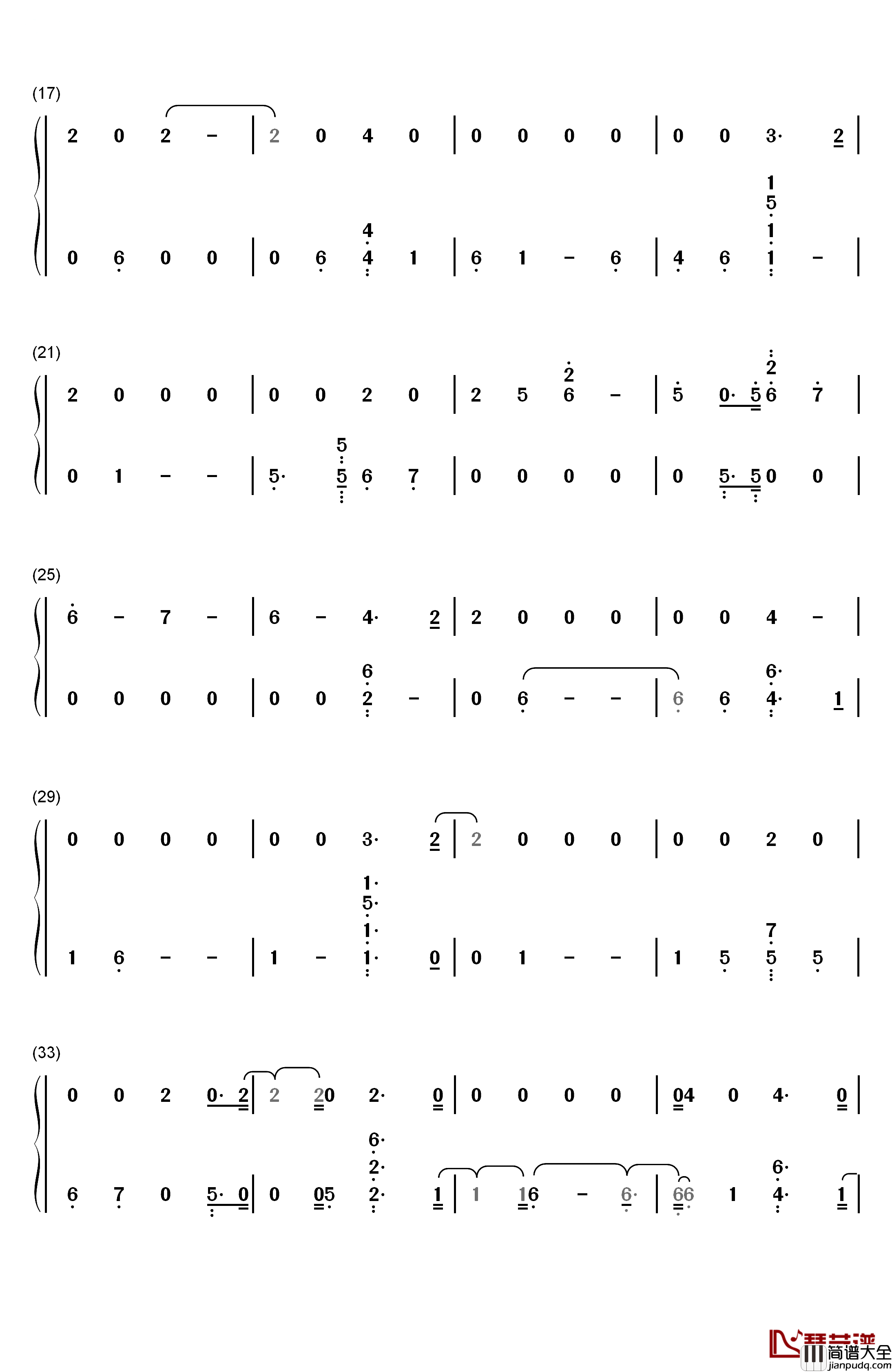 Say_Something钢琴简谱_数字双手_Justin_Timberlake