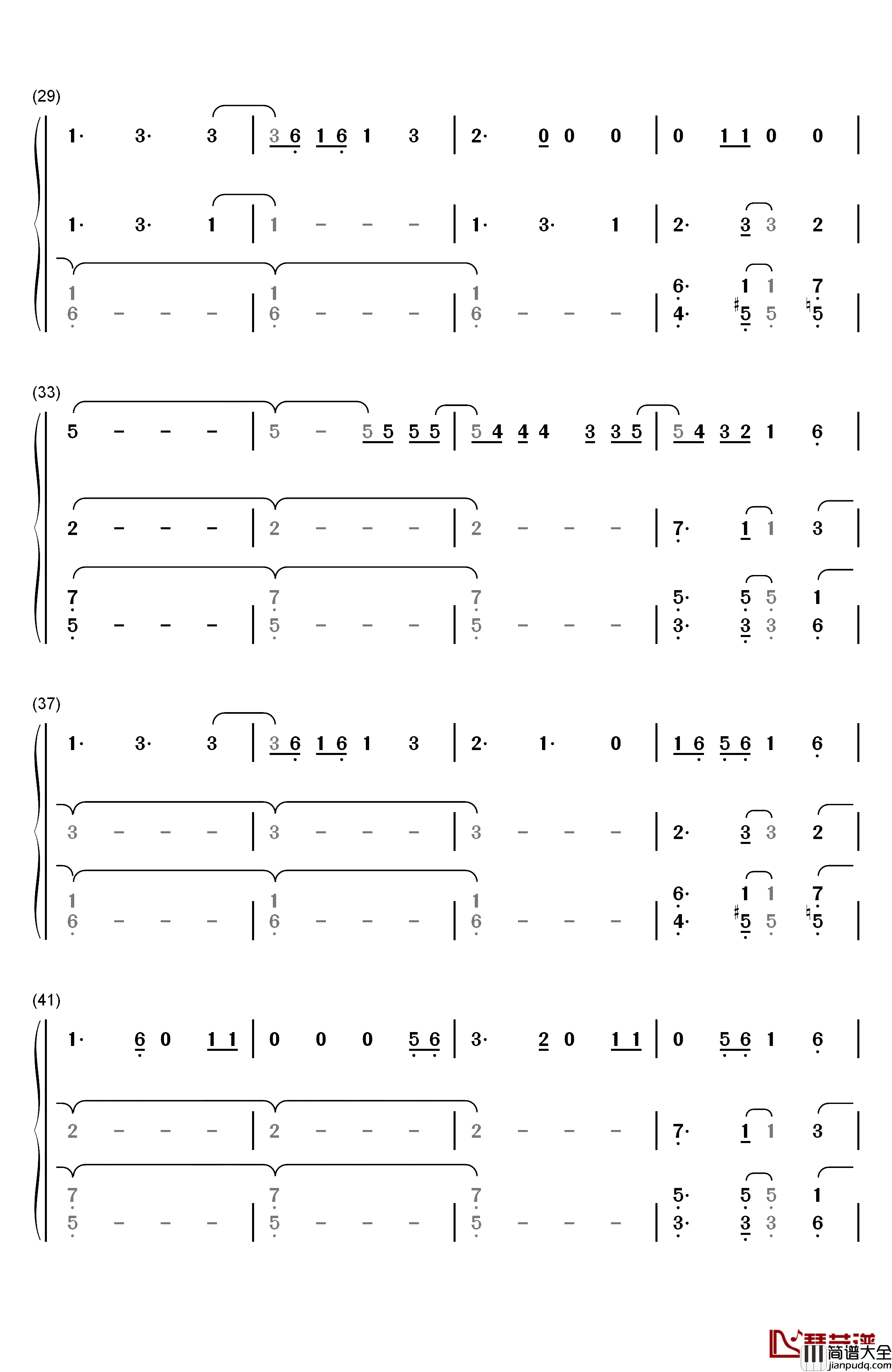 Boo'd_Up钢琴简谱_数字双手_Ella_Mai