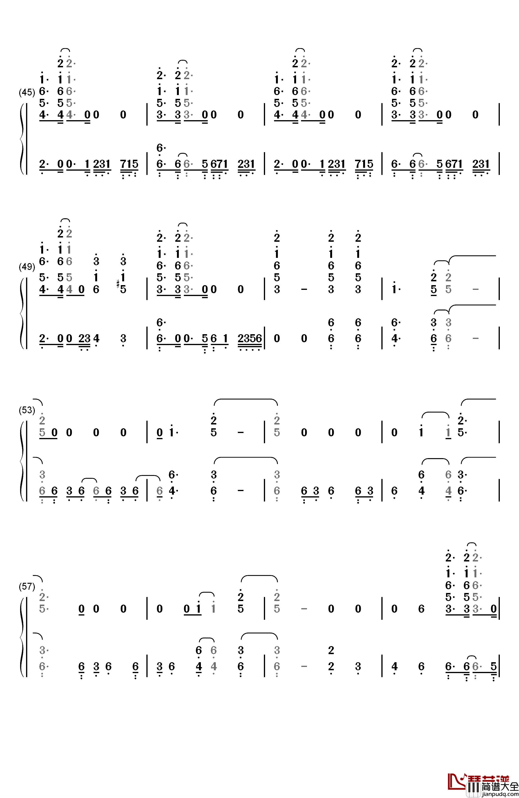 24K_Magic钢琴简谱_数字双手_Bruno_Mars