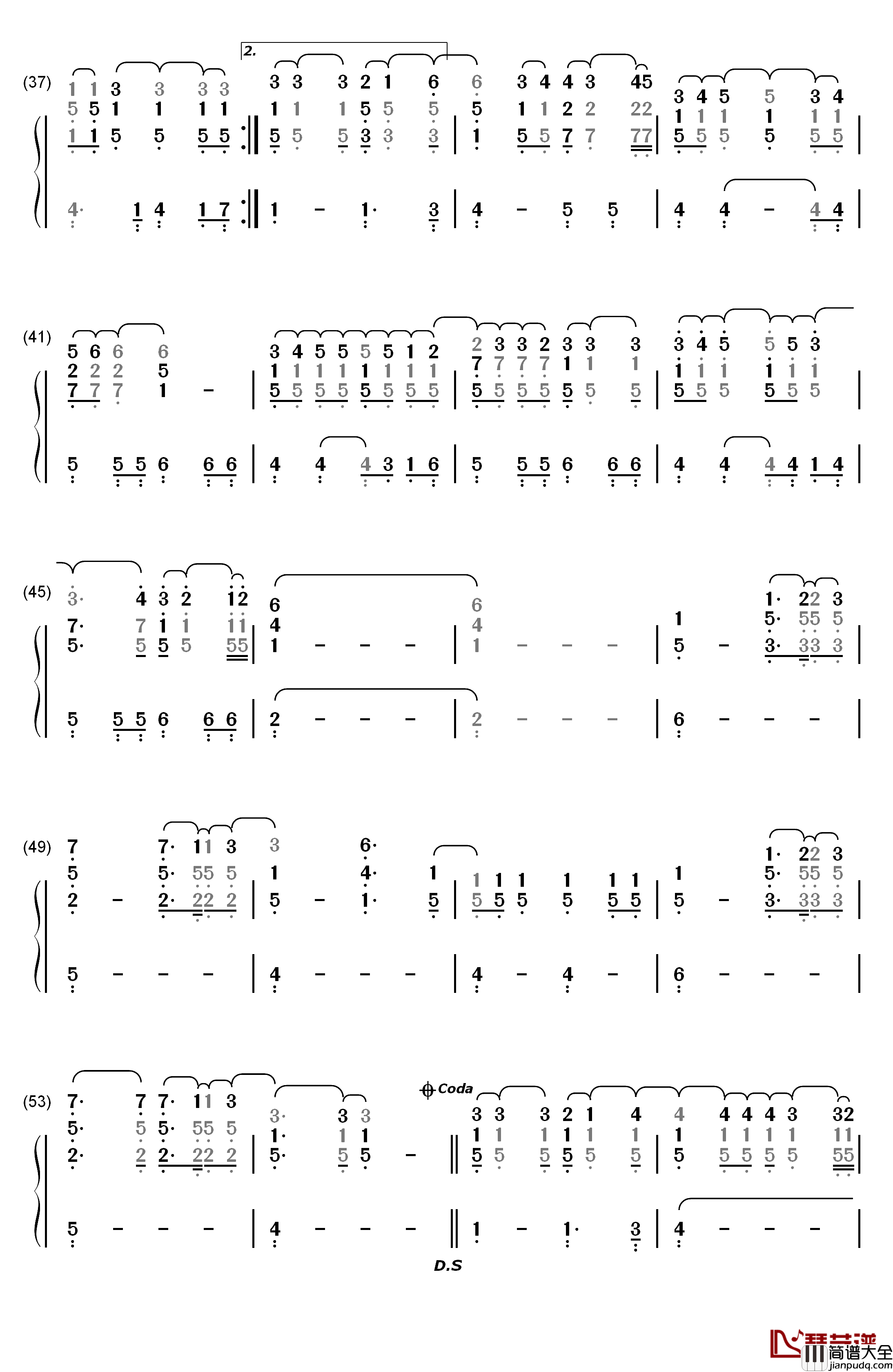 Breaking_Your_Own_Heart钢琴简谱_数字双手_Kelly_Clarkson