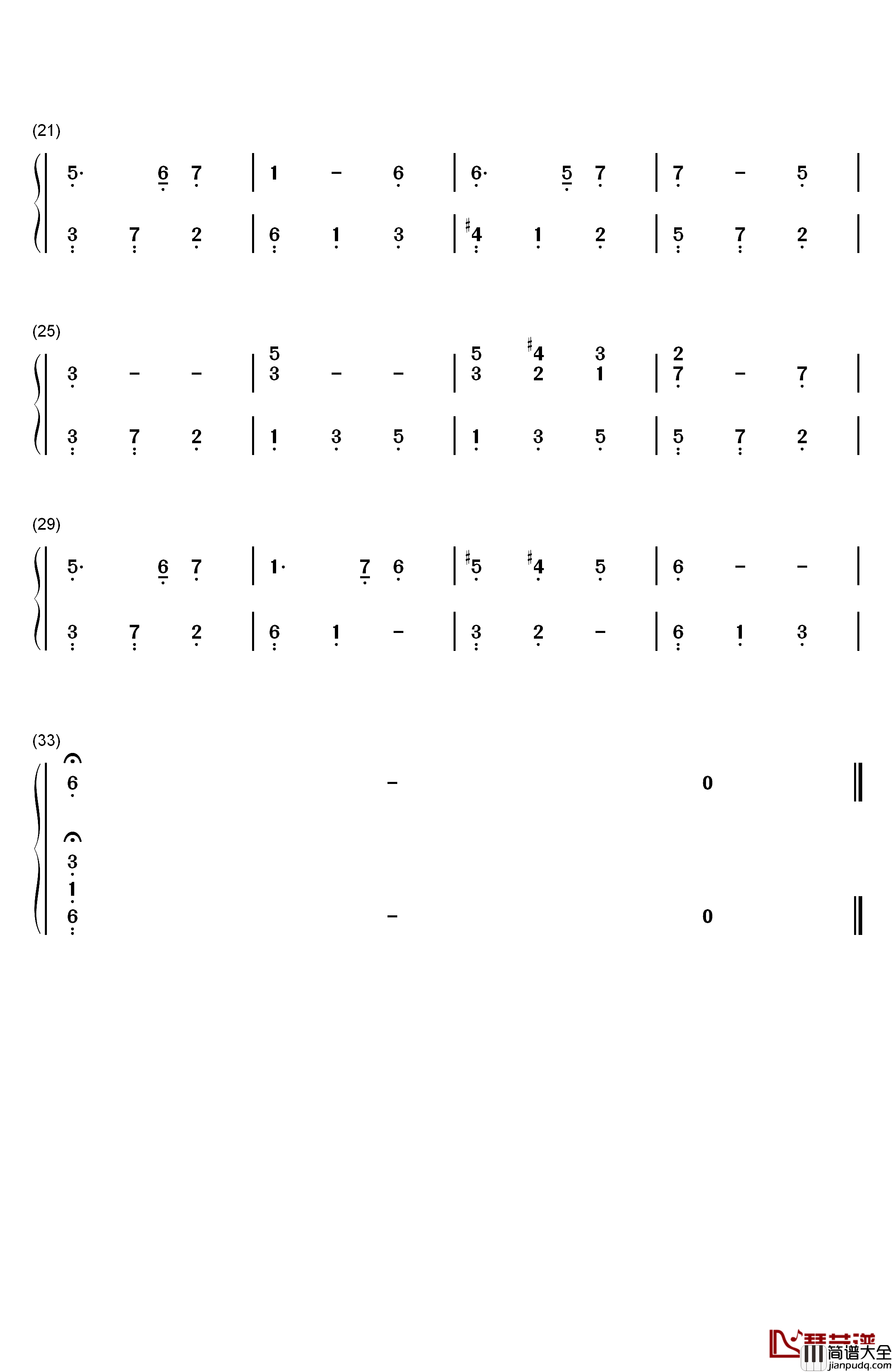 绿袖子钢琴简谱_数字双手_亨利八世