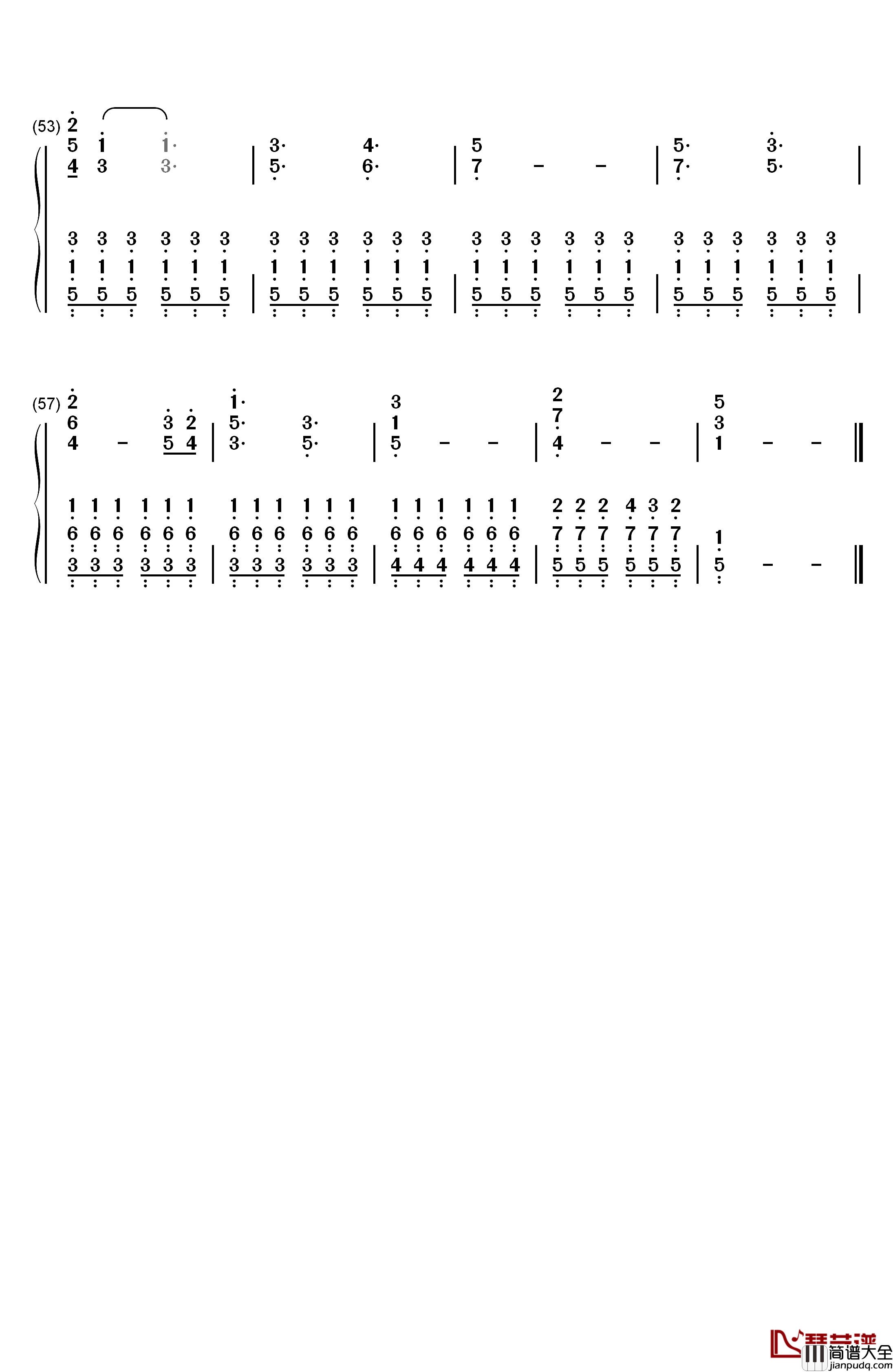 Are_You_Ready钢琴简谱_数字双手_Bis