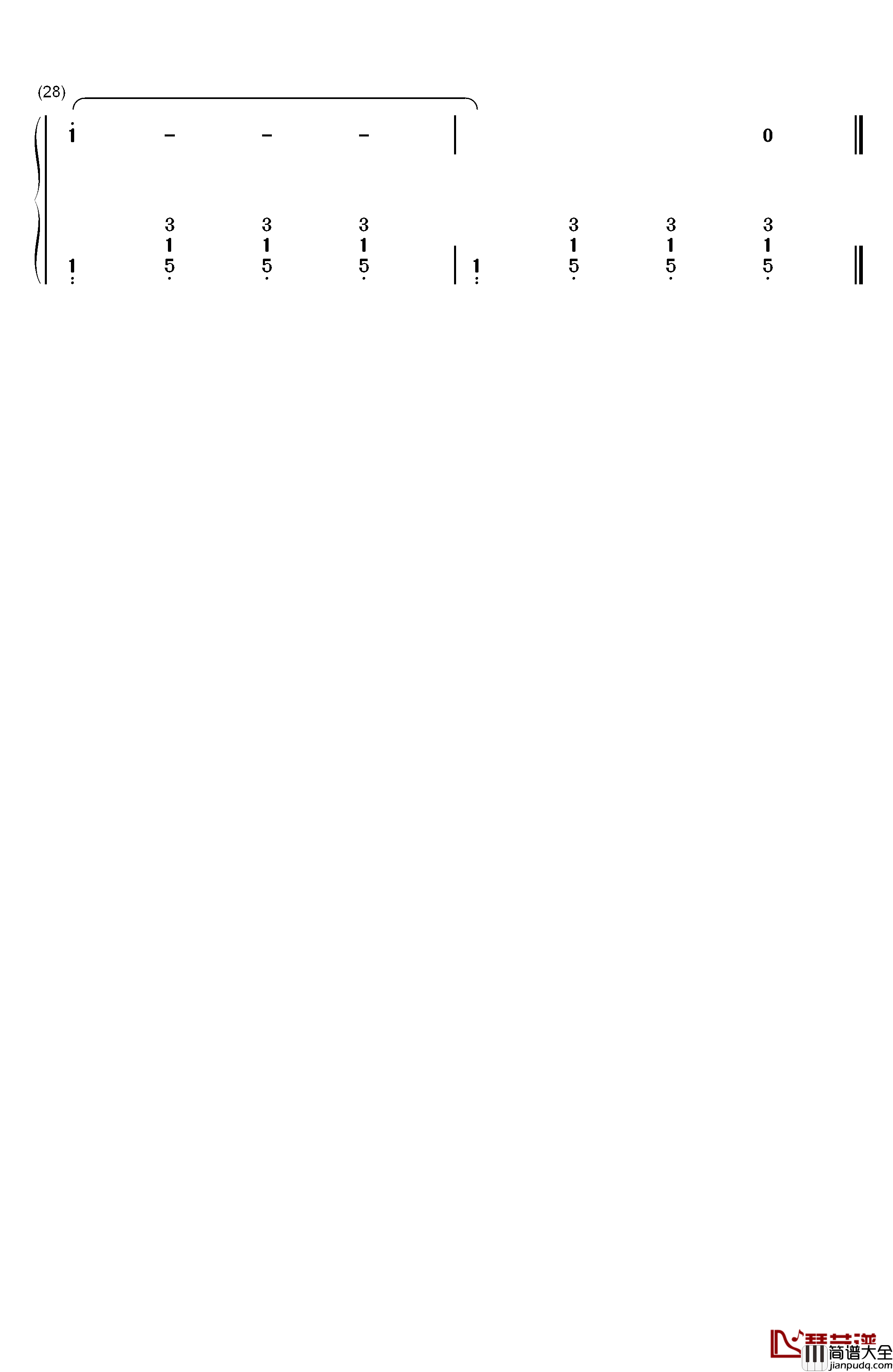 至少还有你钢琴简谱_数字双手_林忆莲