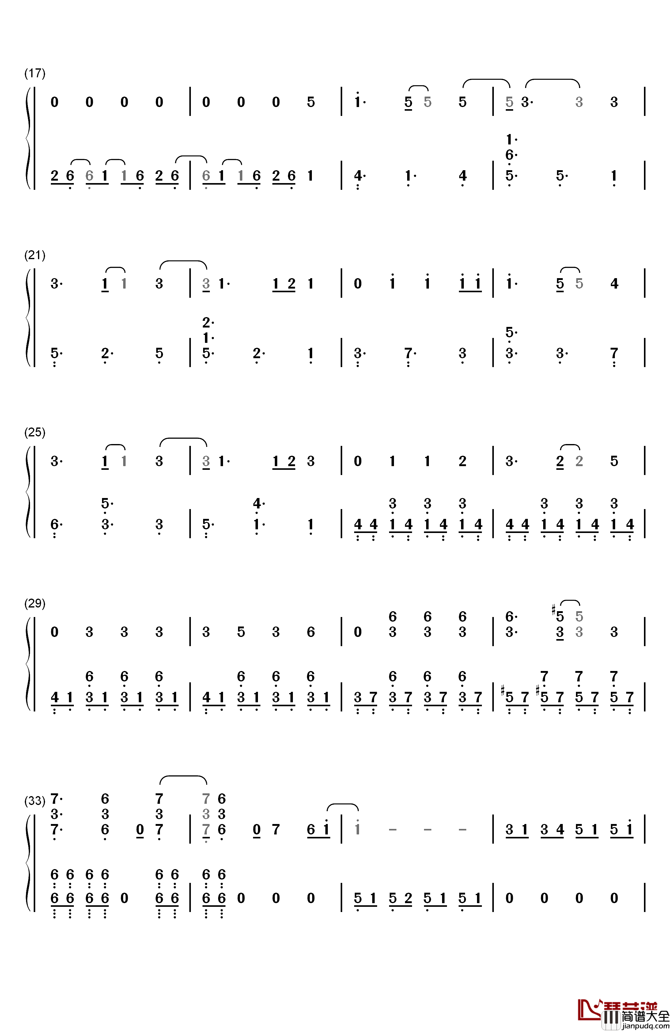 SAVIOR_OF_SONG钢琴简谱_数字双手_ナノ_MY_FIRST_STORY