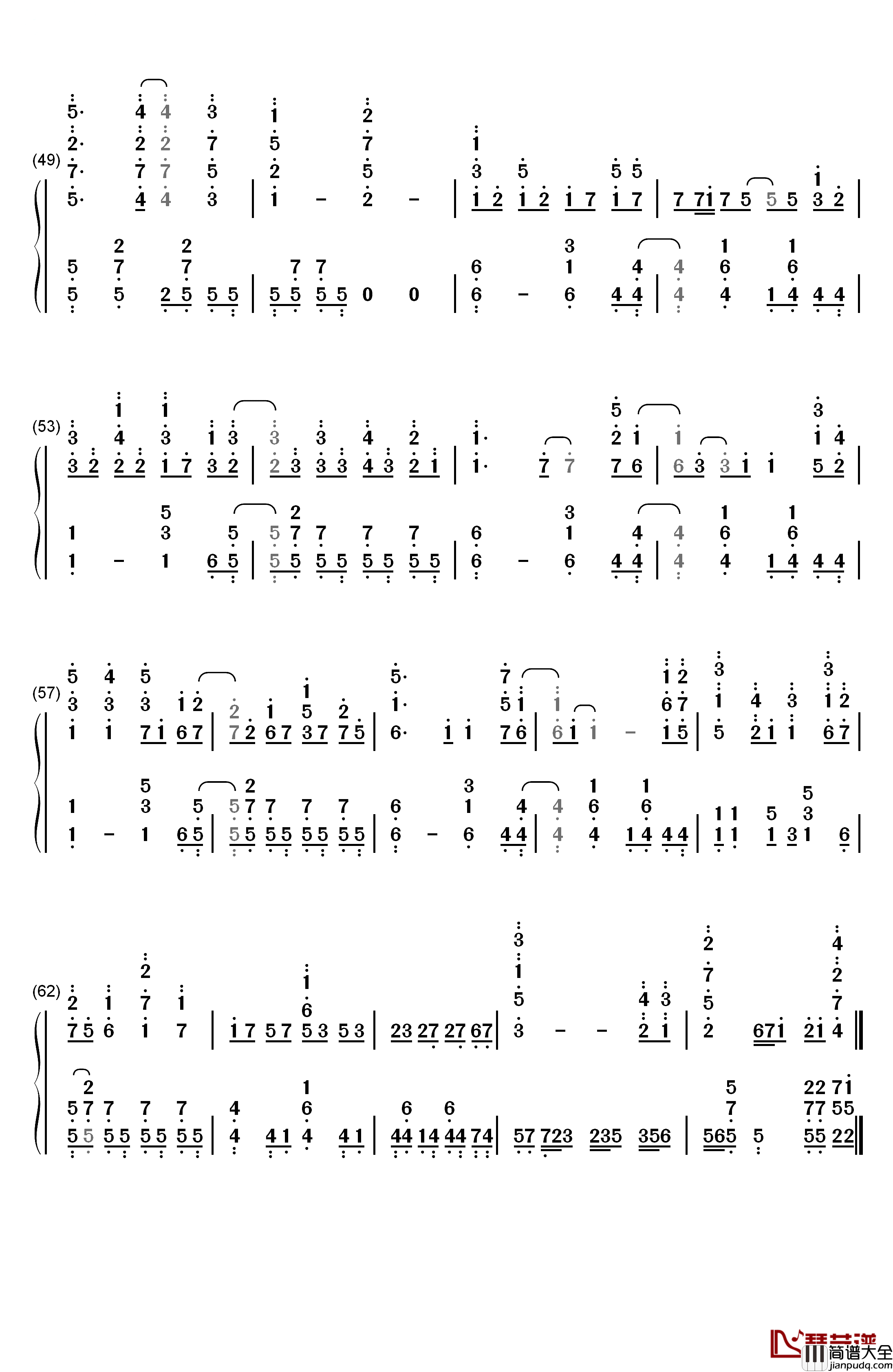 World_Étude钢琴简谱_数字双手_阿尔泰尔（CV：丰崎爱生）