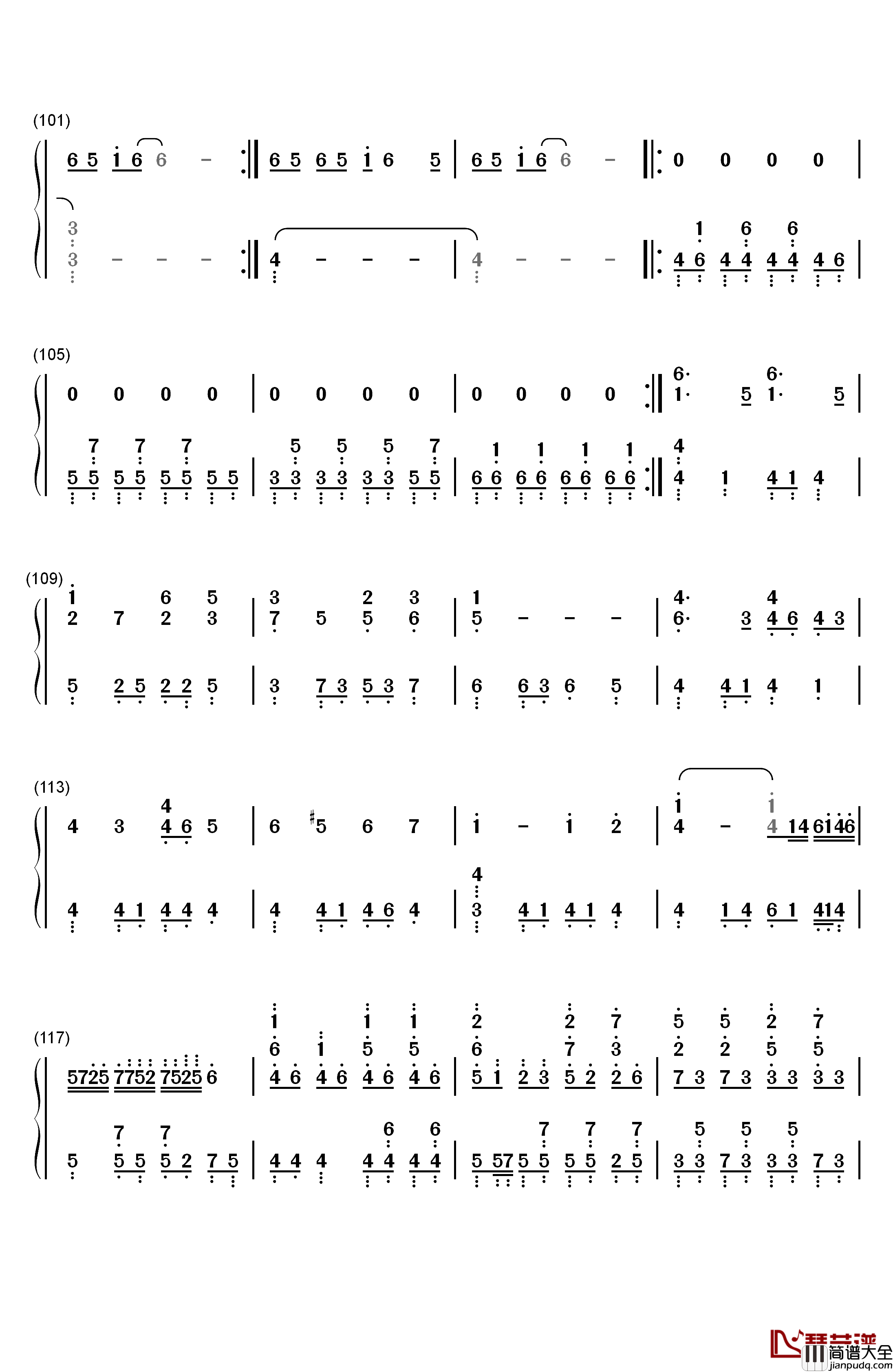 すーぱーぬこわーるど钢琴简谱_数字双手_IA