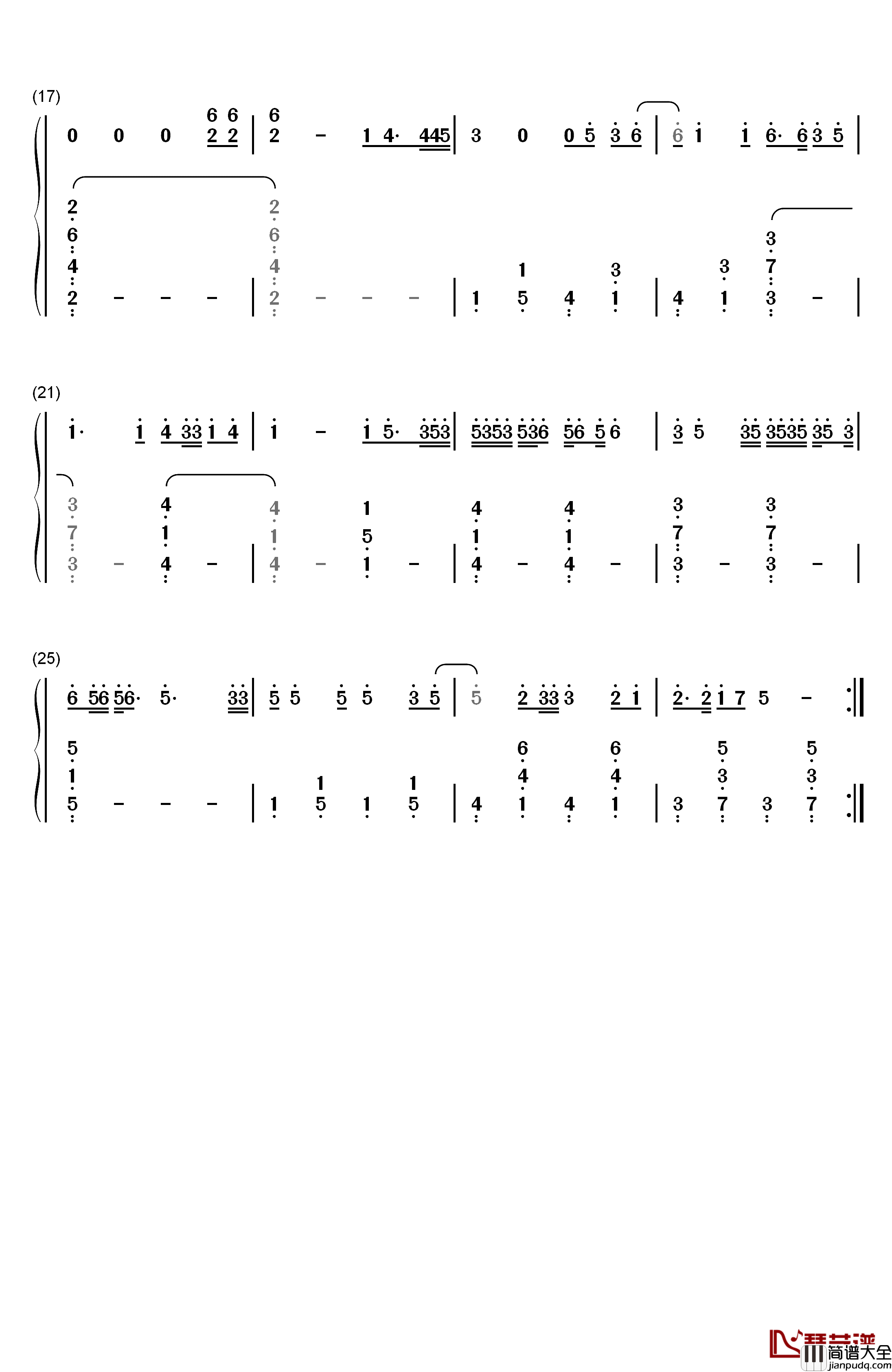 Barfuß_Am_Klavier钢琴简谱_数字双手_AnnenMayKantereit