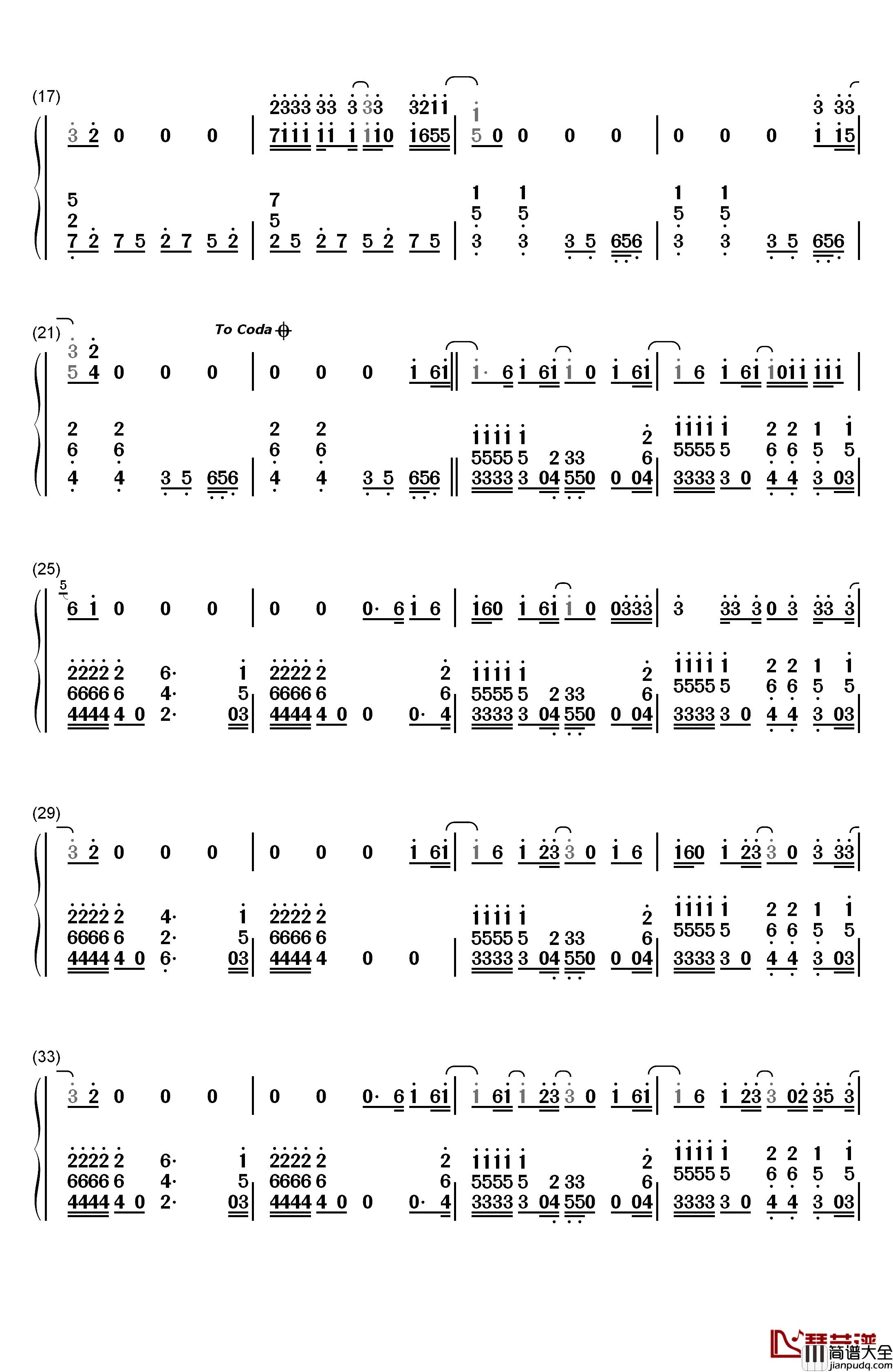 Valerie钢琴简谱_数字双手_Amy_Winehouse