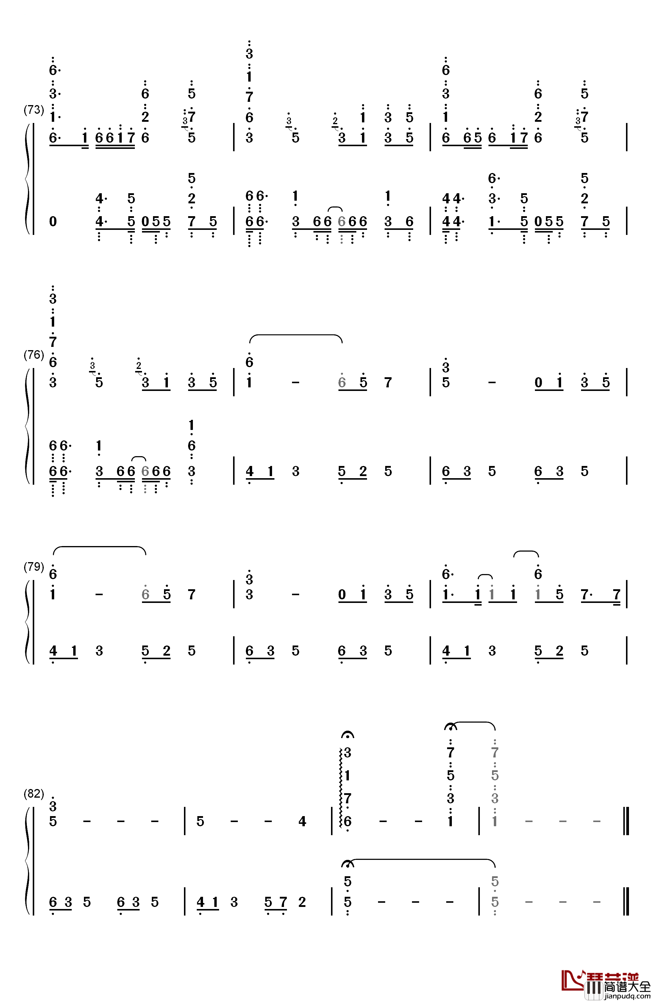 病名为爱钢琴简谱_数字双手_镜音双子