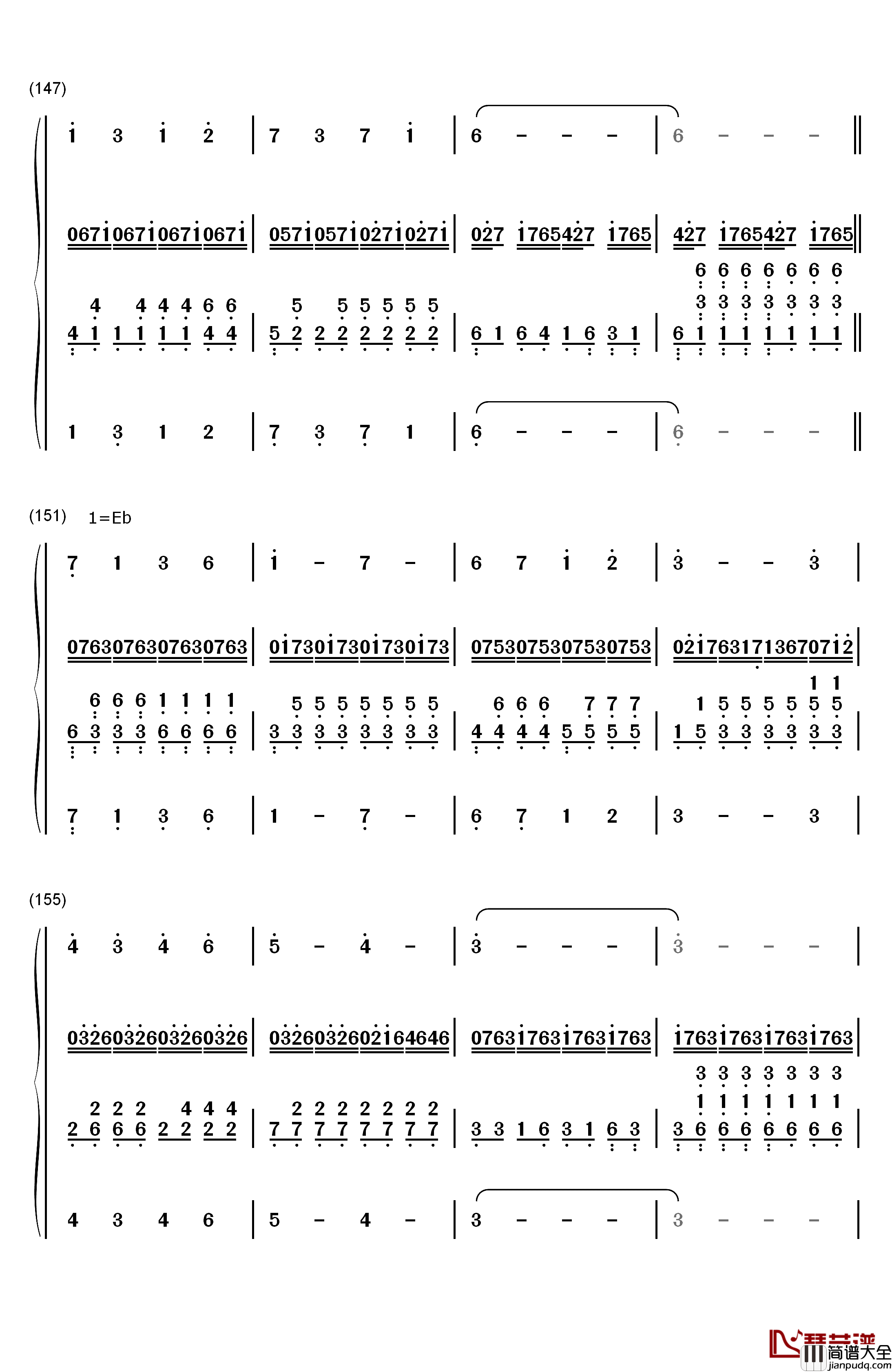 风屿钢琴简谱_数字双手_埋葬