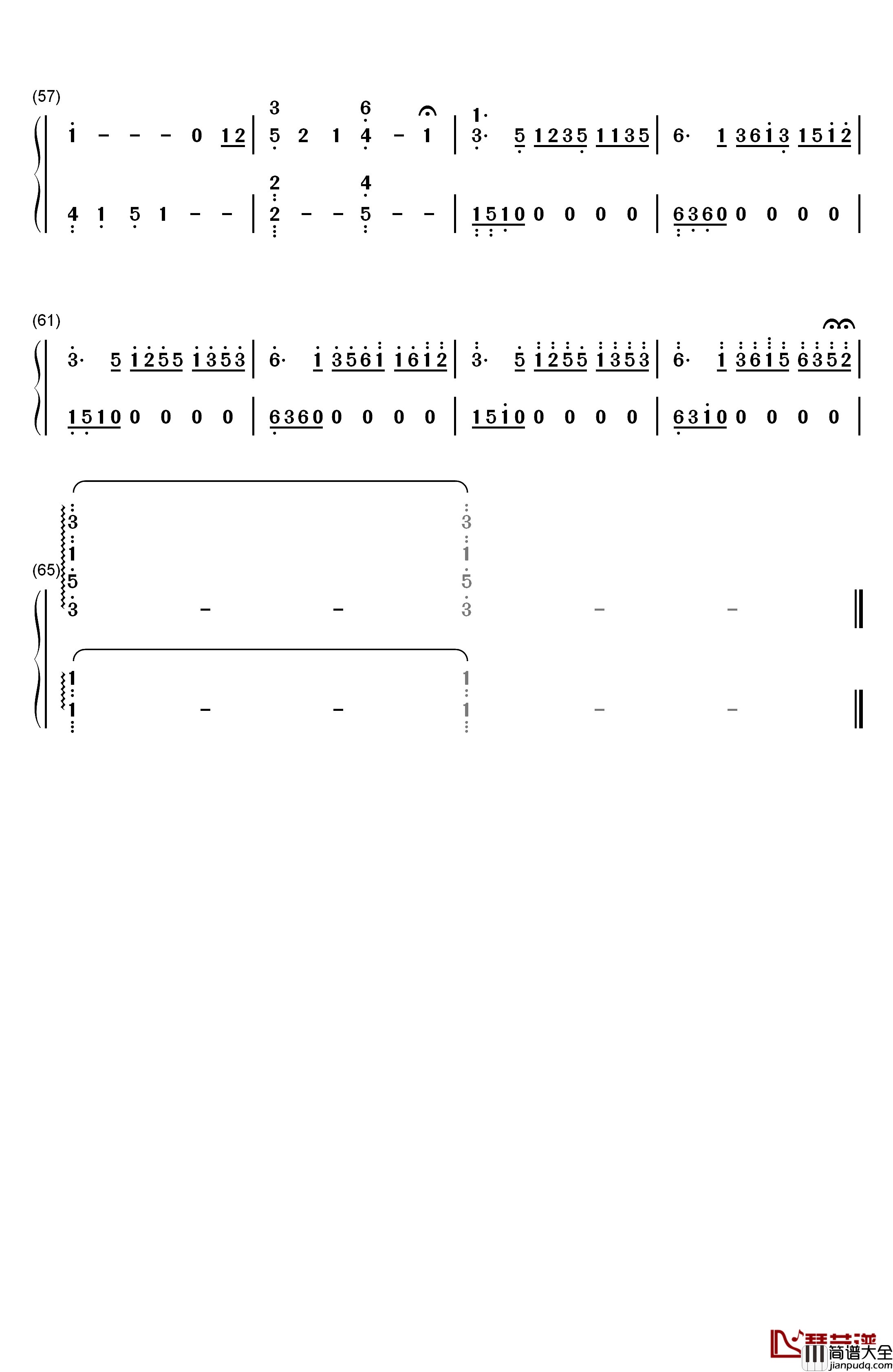 Sleeping_Dove钢琴简谱_数字双手_David_Lanz