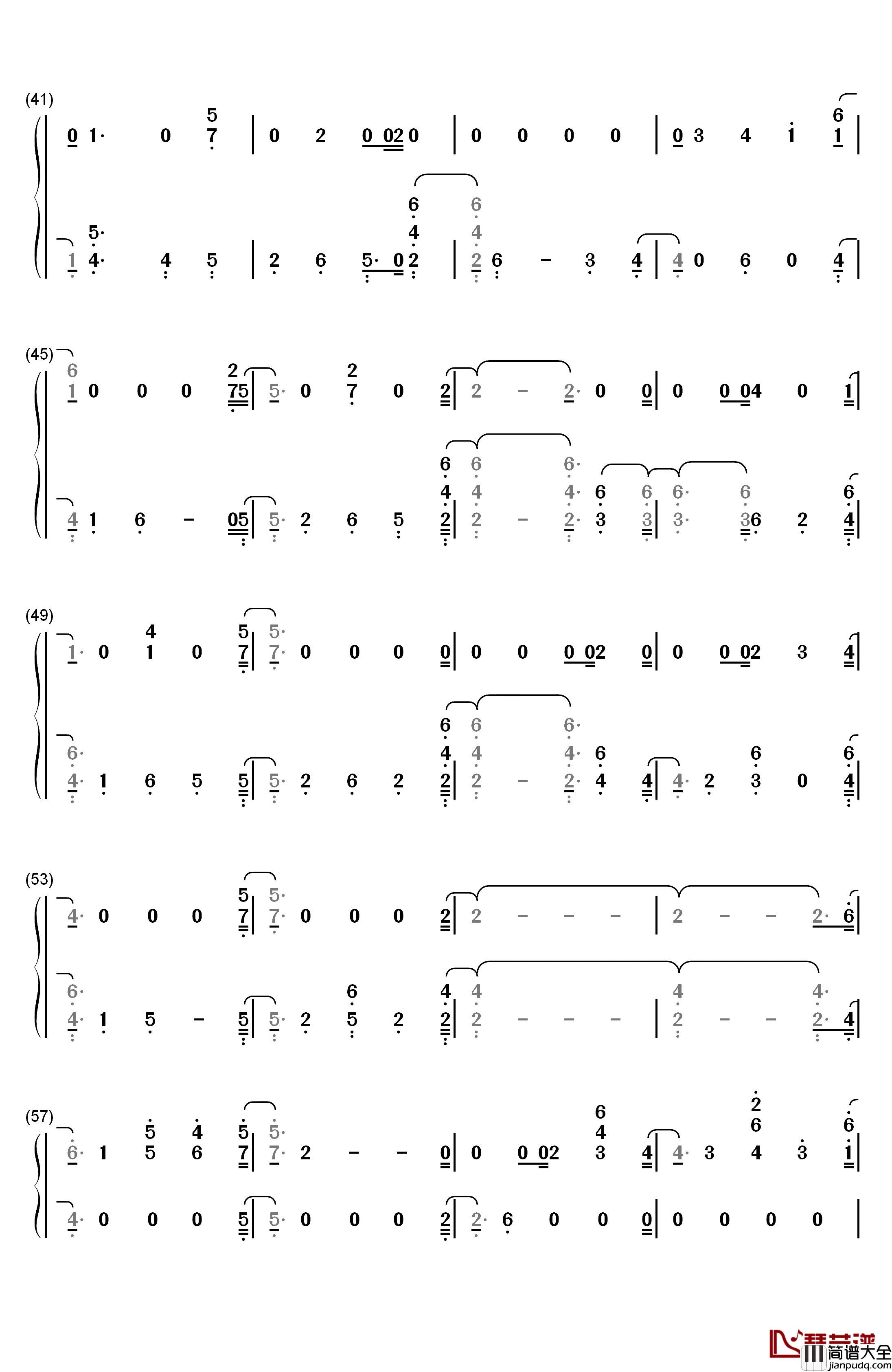 Sour_Diesel钢琴简谱_数字双手_ZAYN